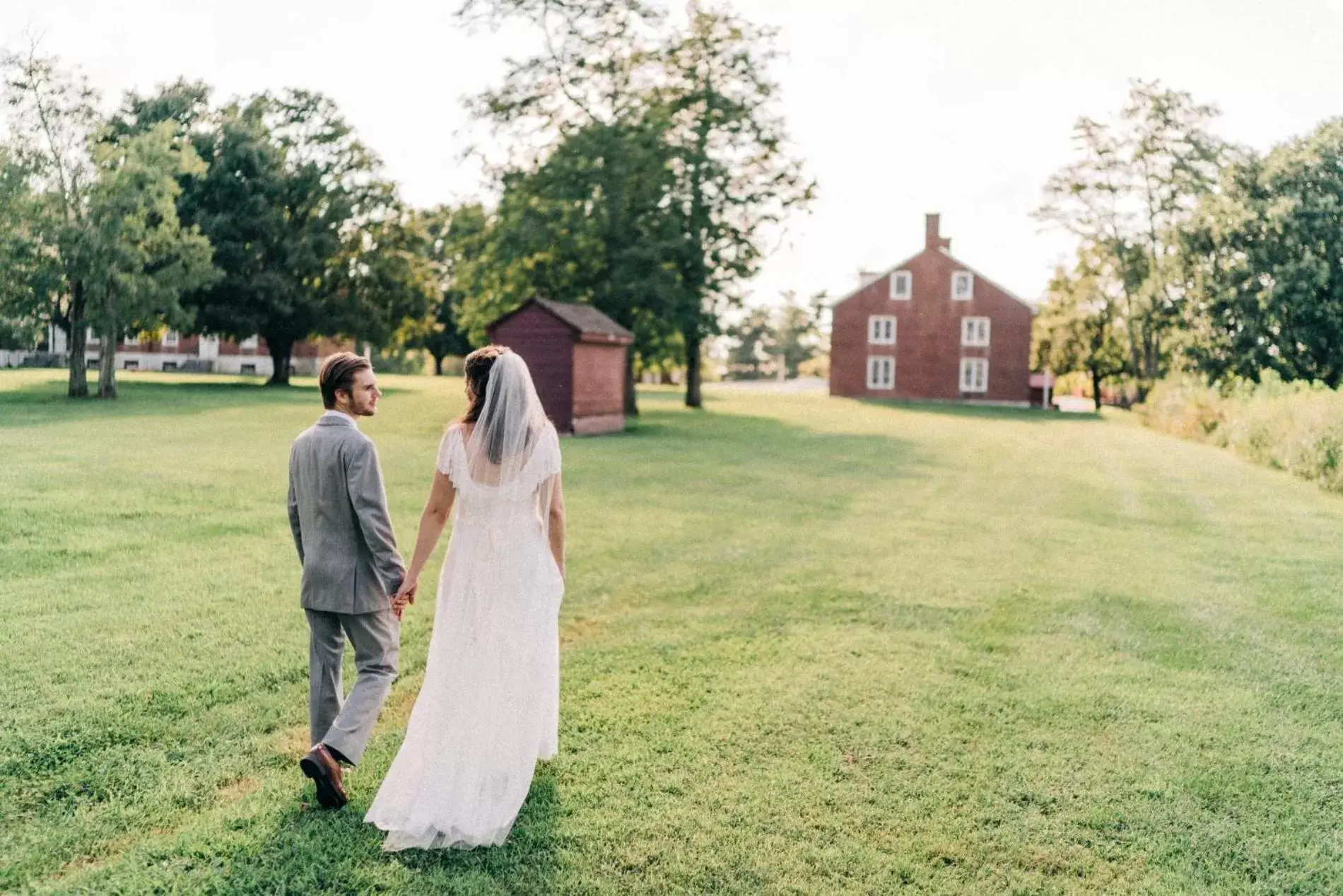 People in Shaker Village of Pleasant Hill