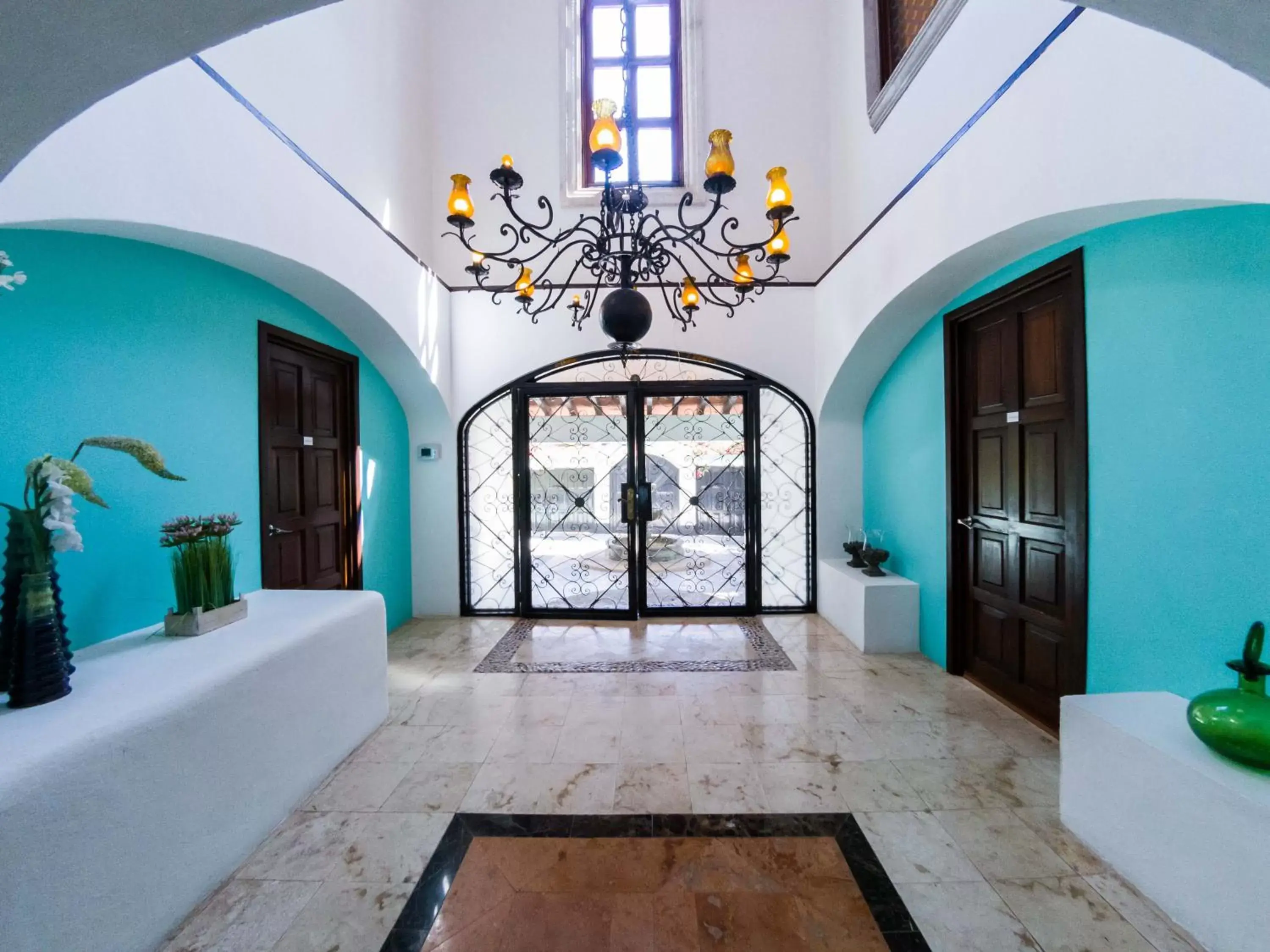 Lobby or reception in La Villa du Golf à Cancun Hotel Boutique