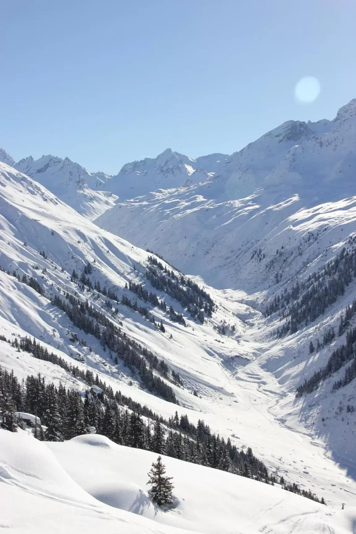 Natural landscape, Winter in Hotel Silvapina