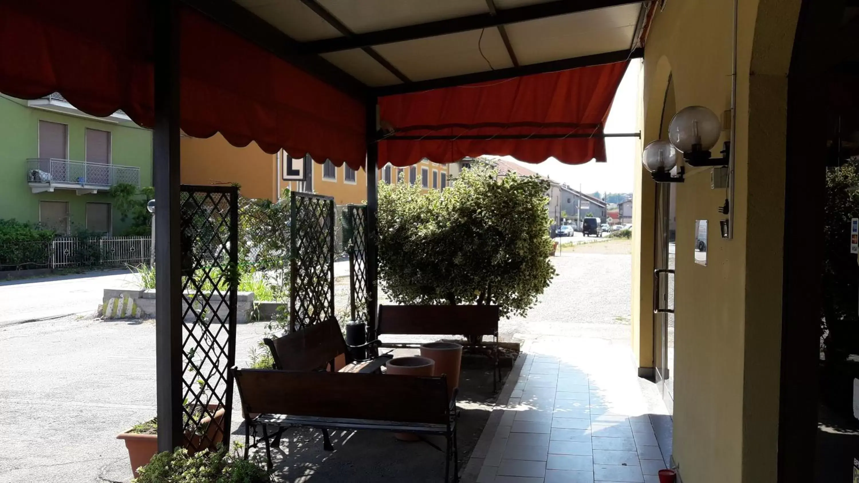 Patio in Aer Hotel Malpensa