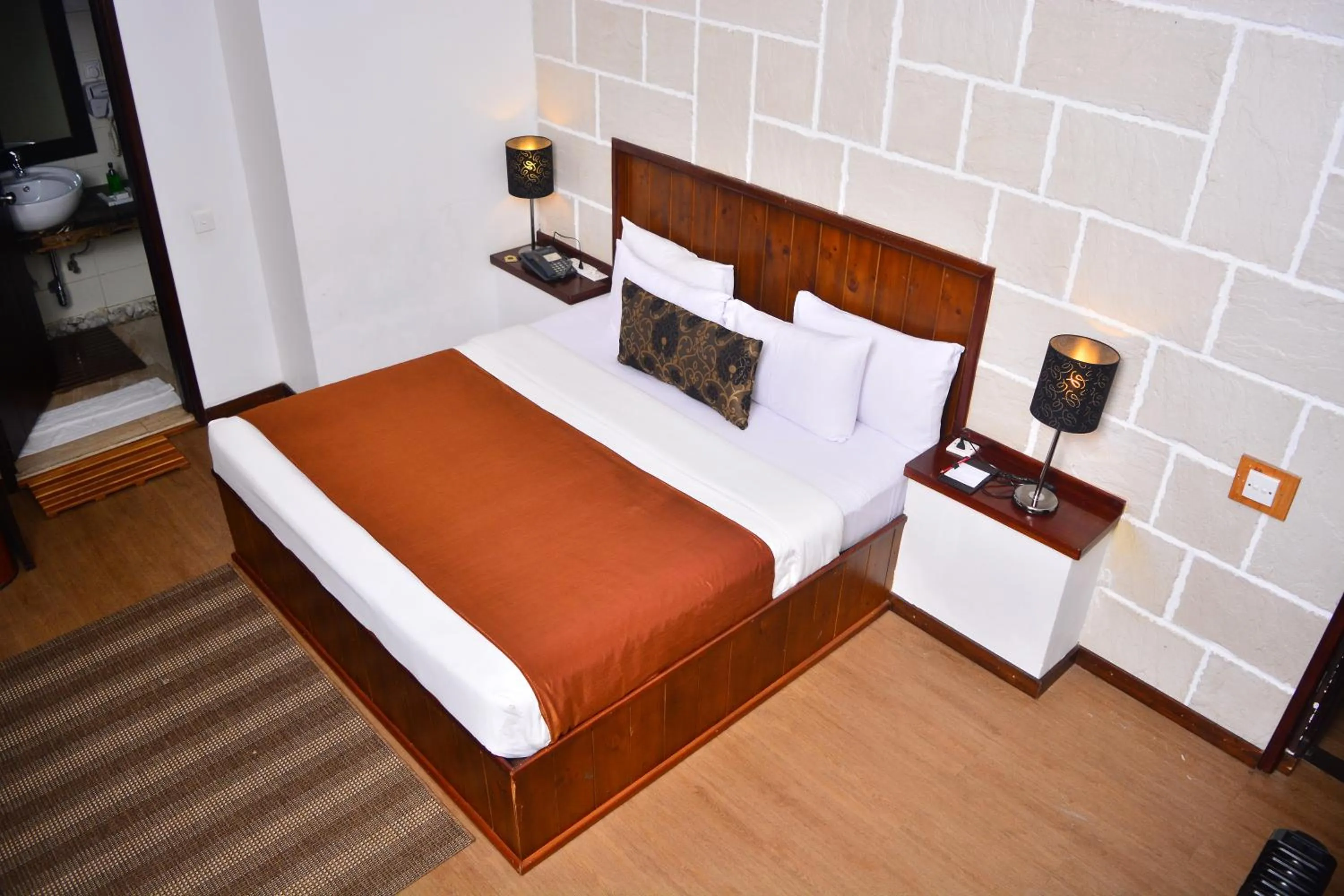 Bedroom, Bed in Unique Cottages