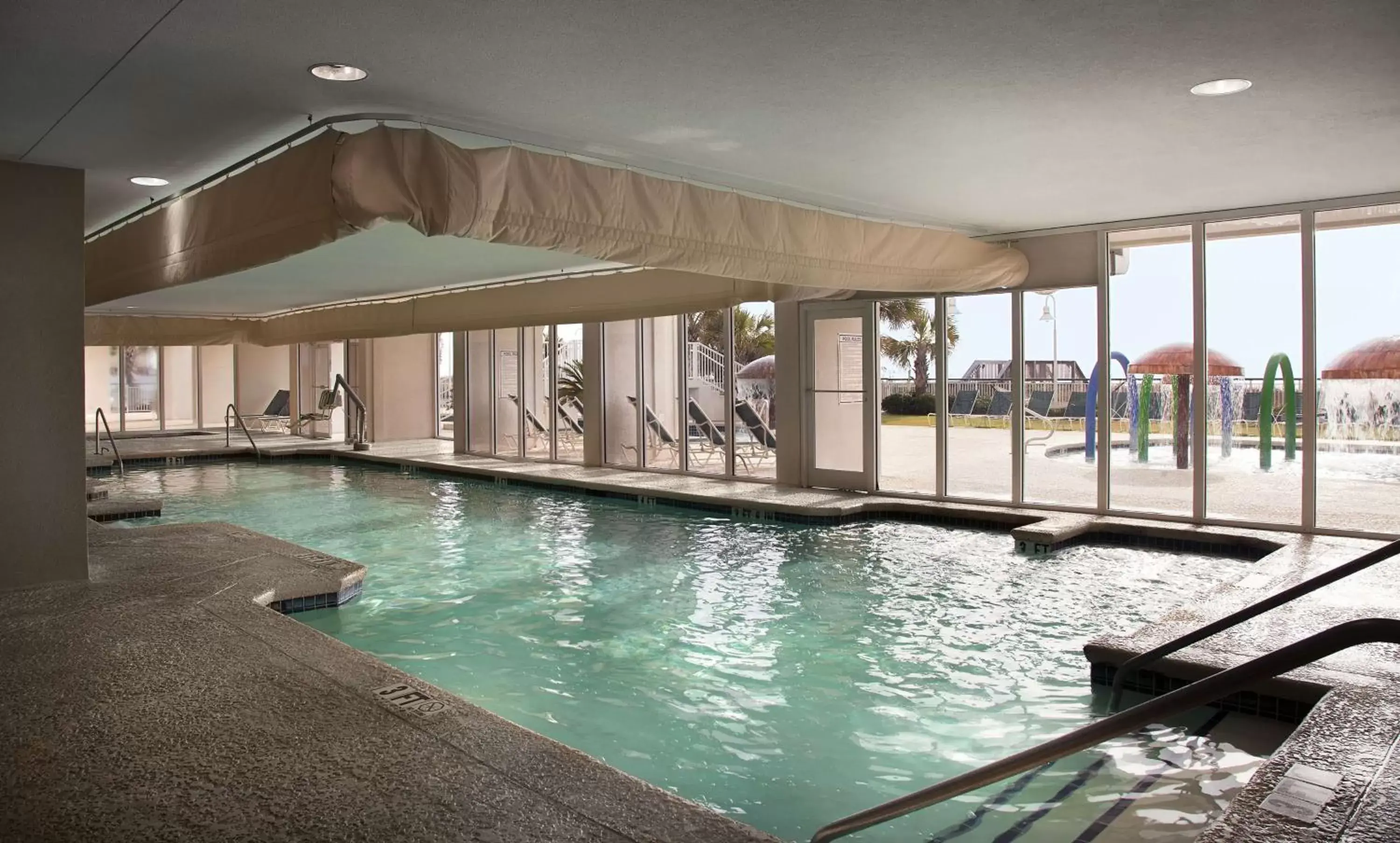 Pool view, Swimming Pool in Hampton Inn & Suites Myrtle Beach Oceanfront