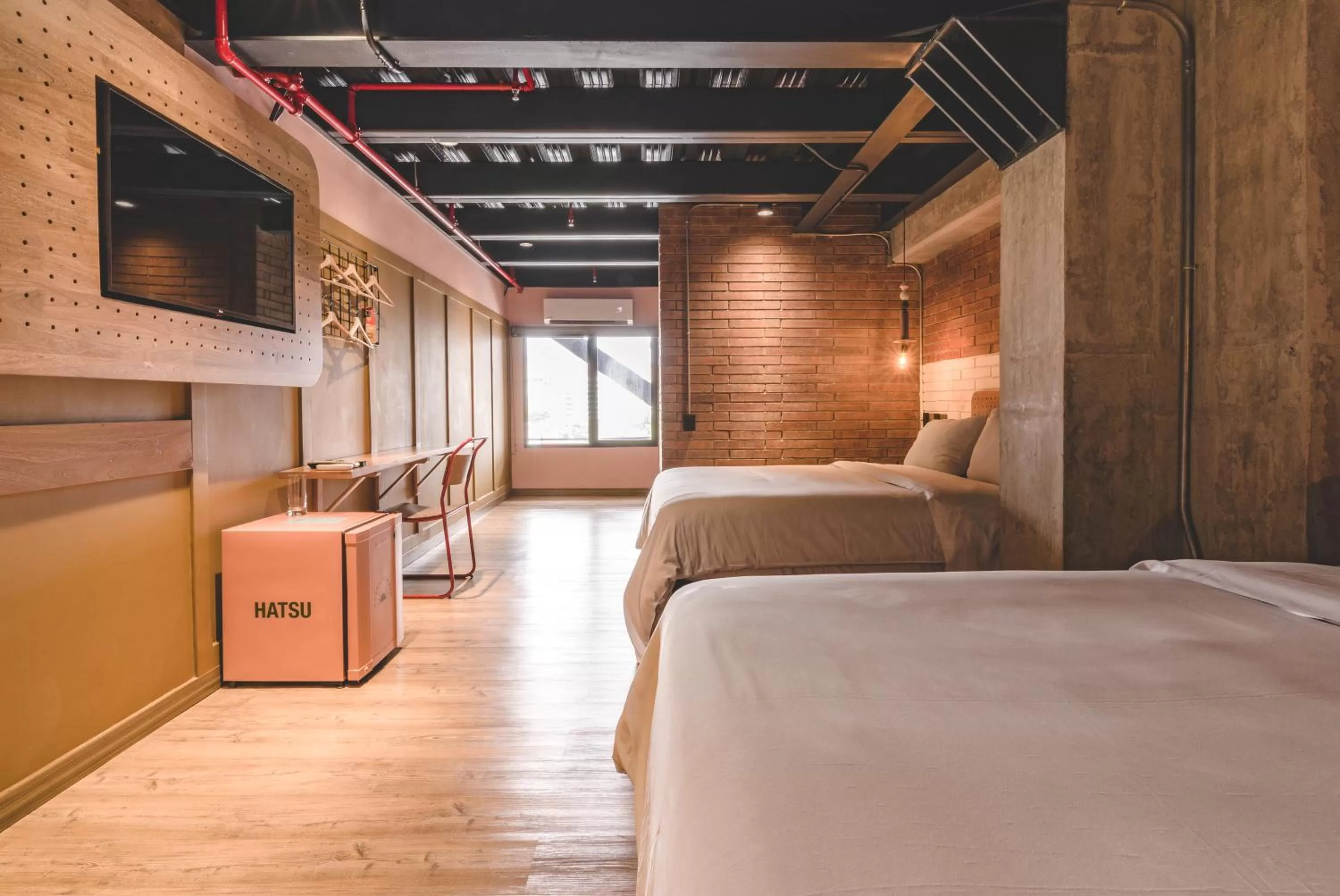 Other, Bed in The Somos Beats Hotel & Rooftop