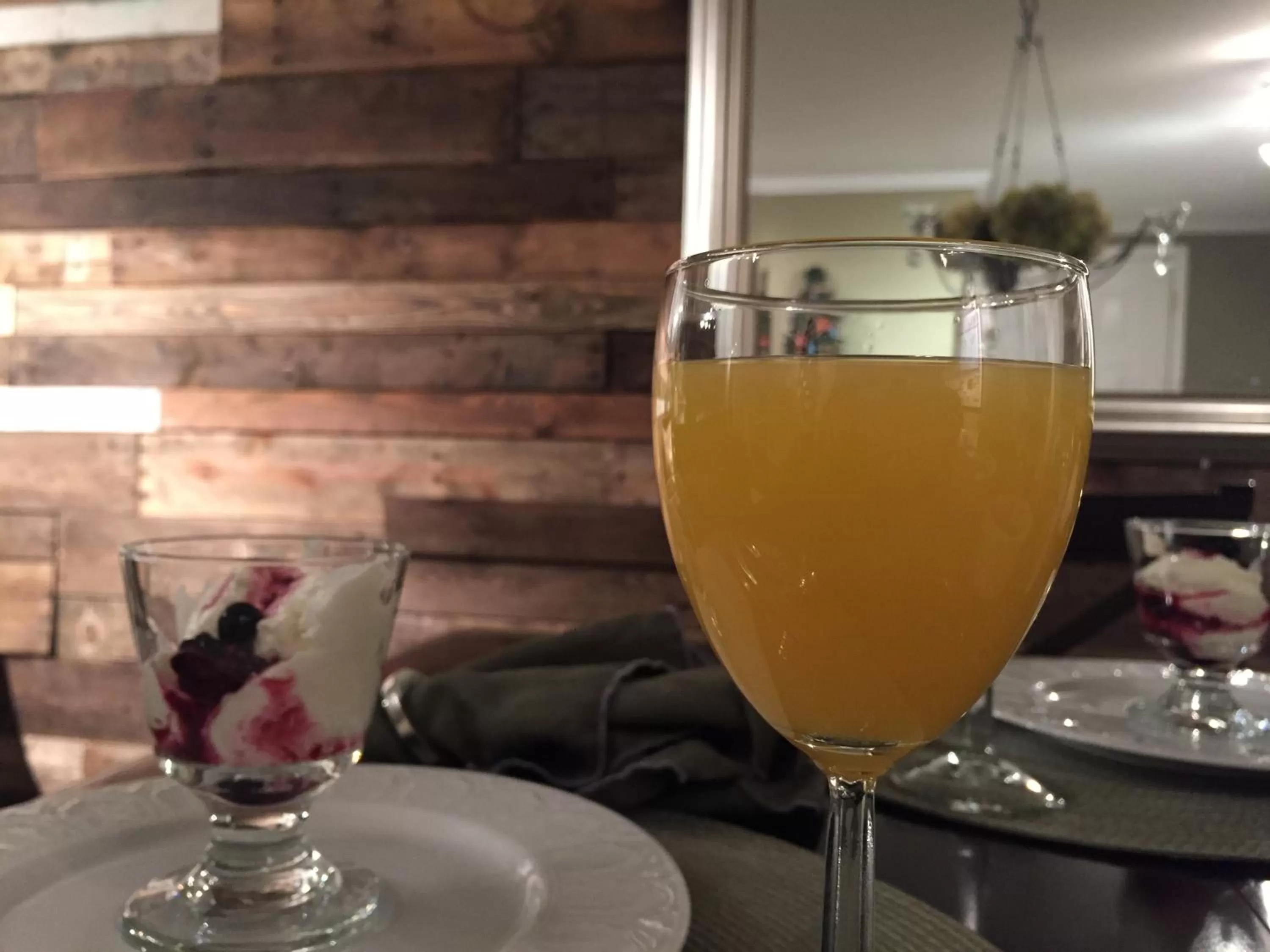 Food close-up in Evergreen Bed & Breakfast