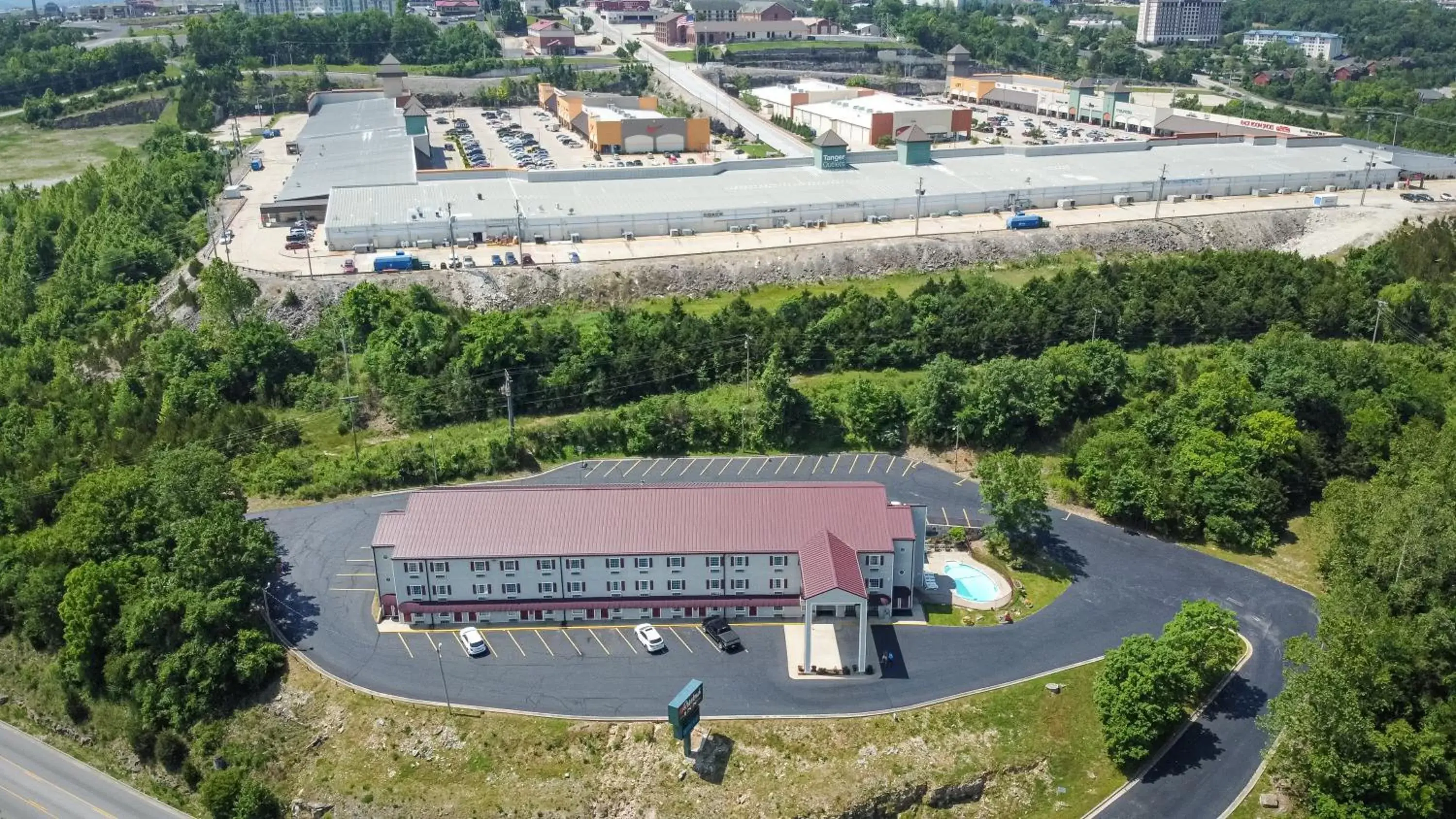 Property building in Rosebud Inn Property building in Rosebud Inn
