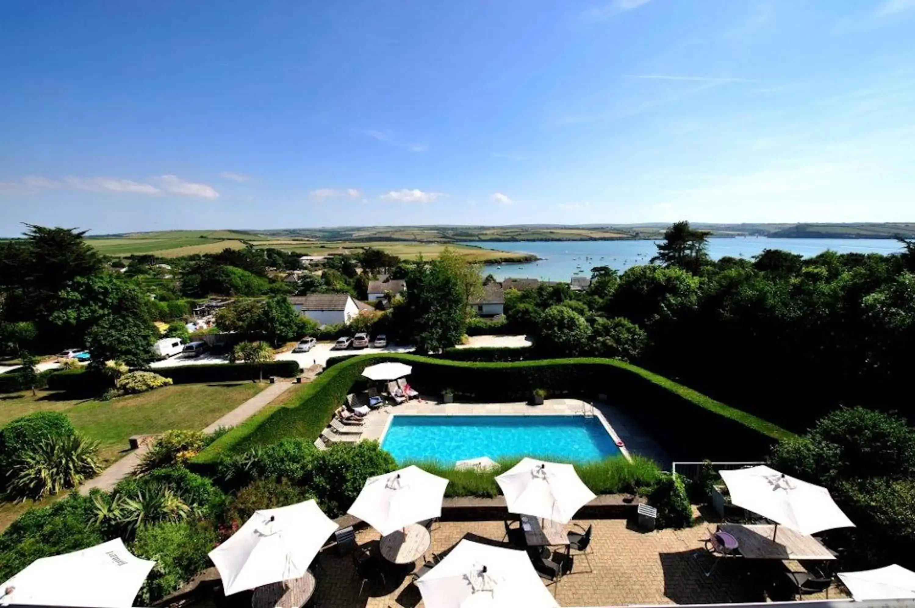 Swimming pool, Pool View in The St Enodoc Hotel