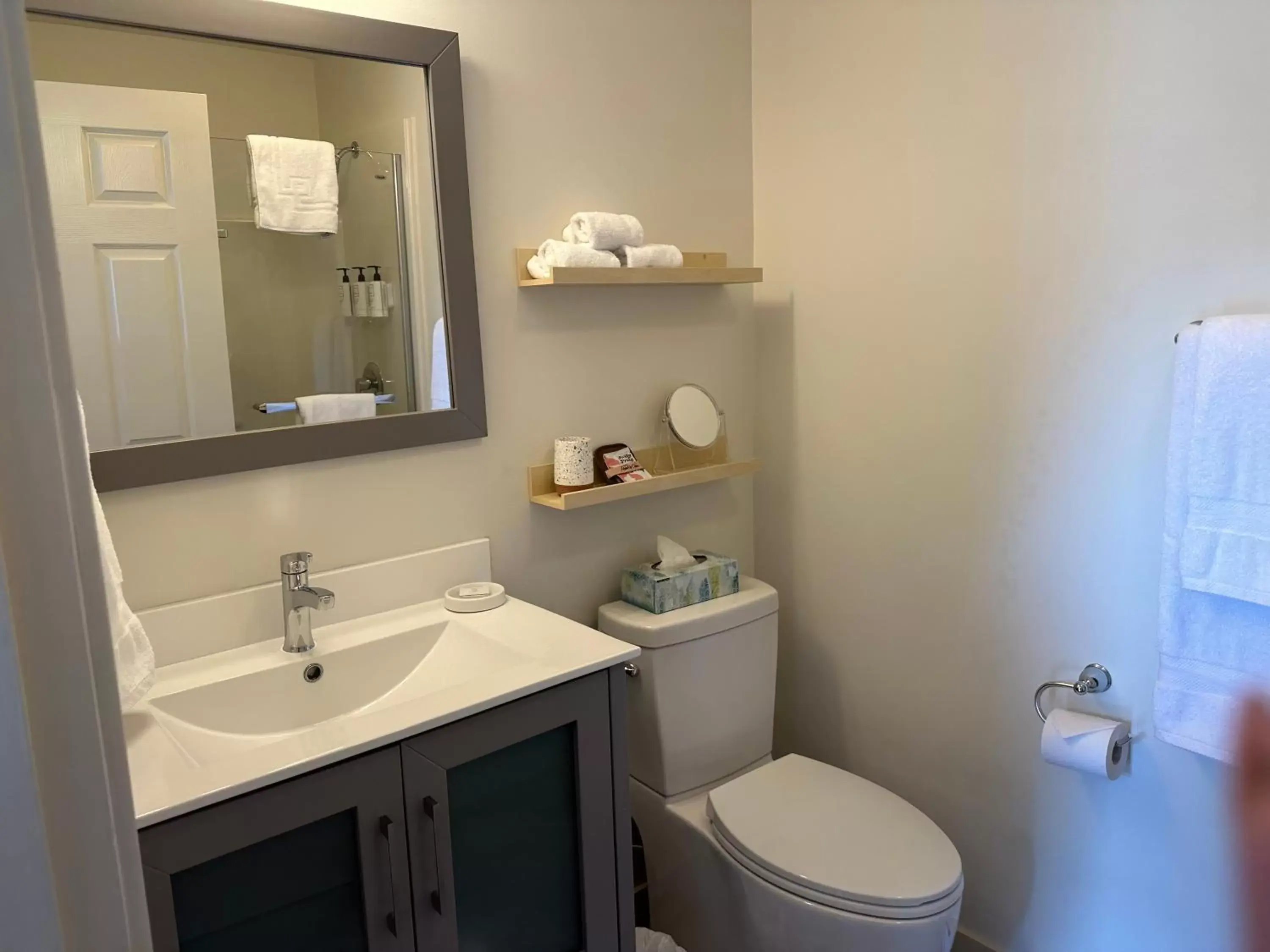Toilet, Bathroom in Lakeside Villa Inn & Suites