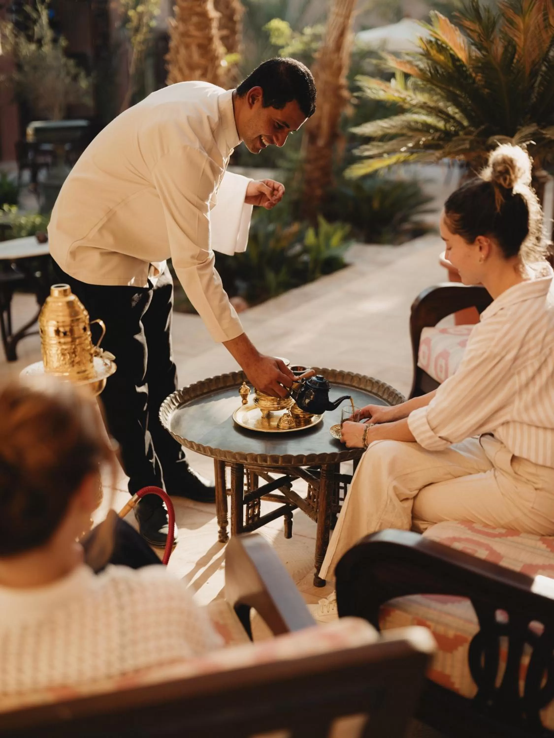 Food and drinks in Al Moudira Hotel