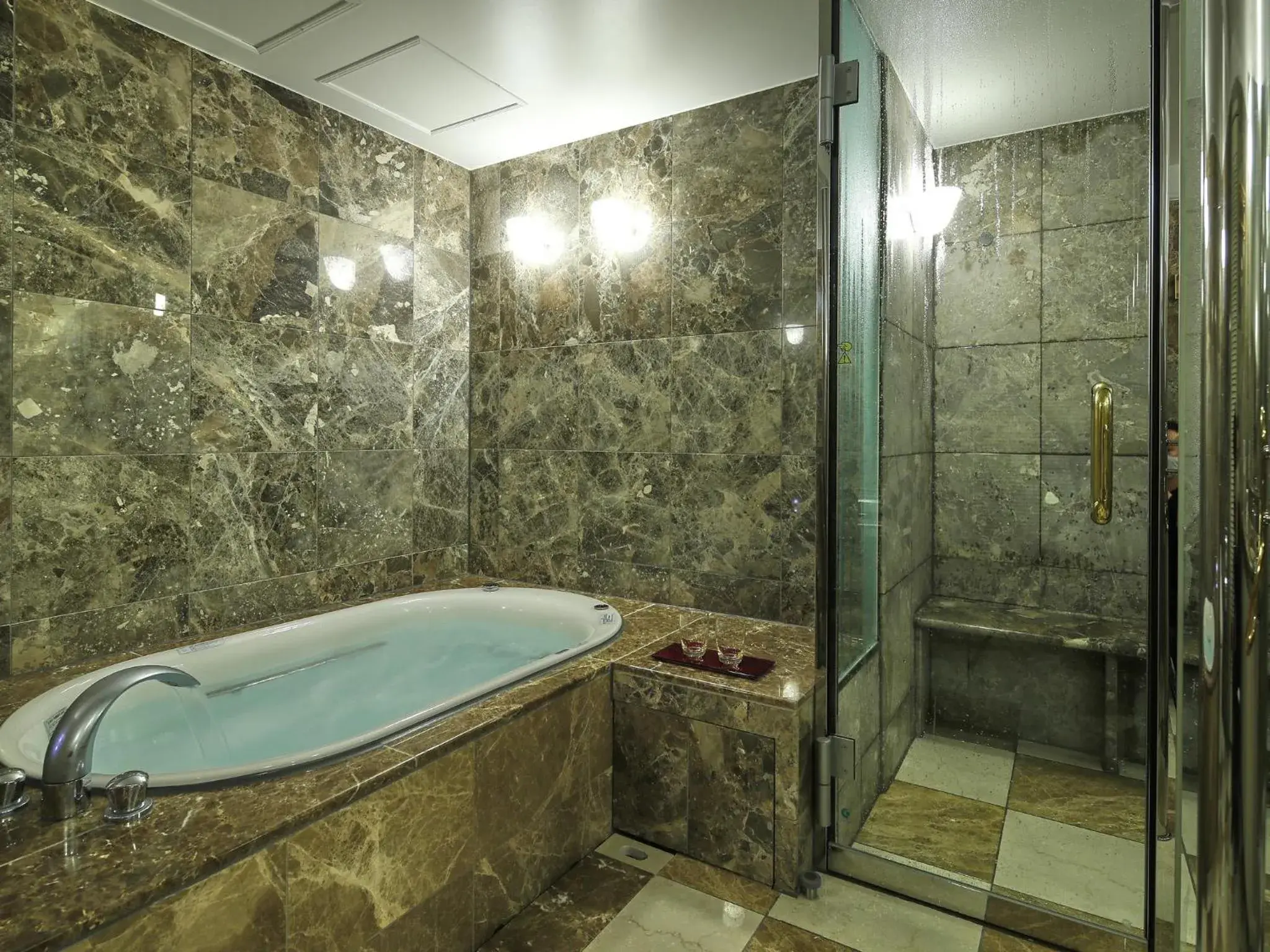 Steam room, Bathroom in Hotel Gajoen Tokyo