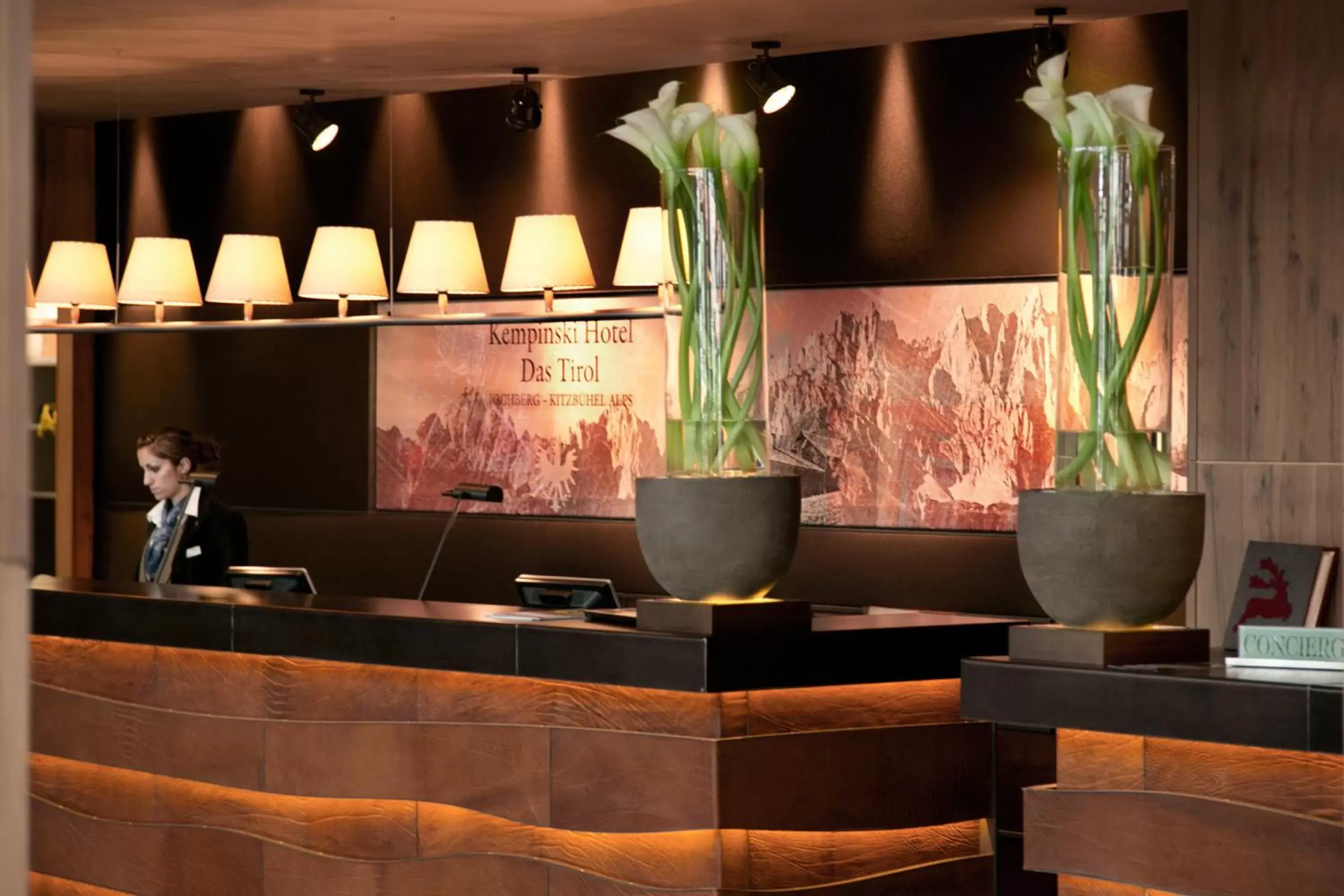 Staff, Lobby/Reception in Kempinski Hotel Das Tirol