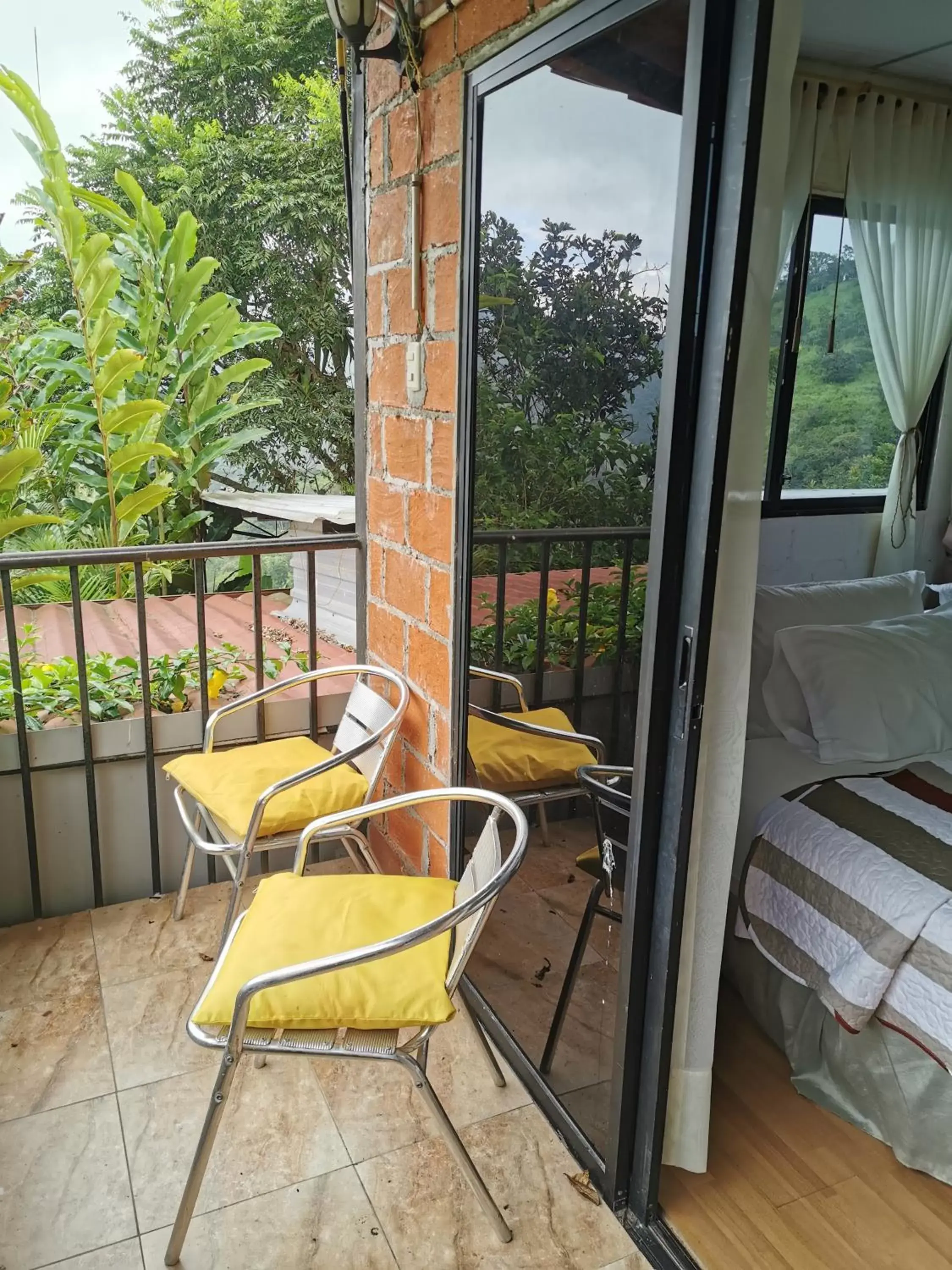 King Room with Balcony in Hosteria Florecer King Room with Balcony in Hosteria Florecer