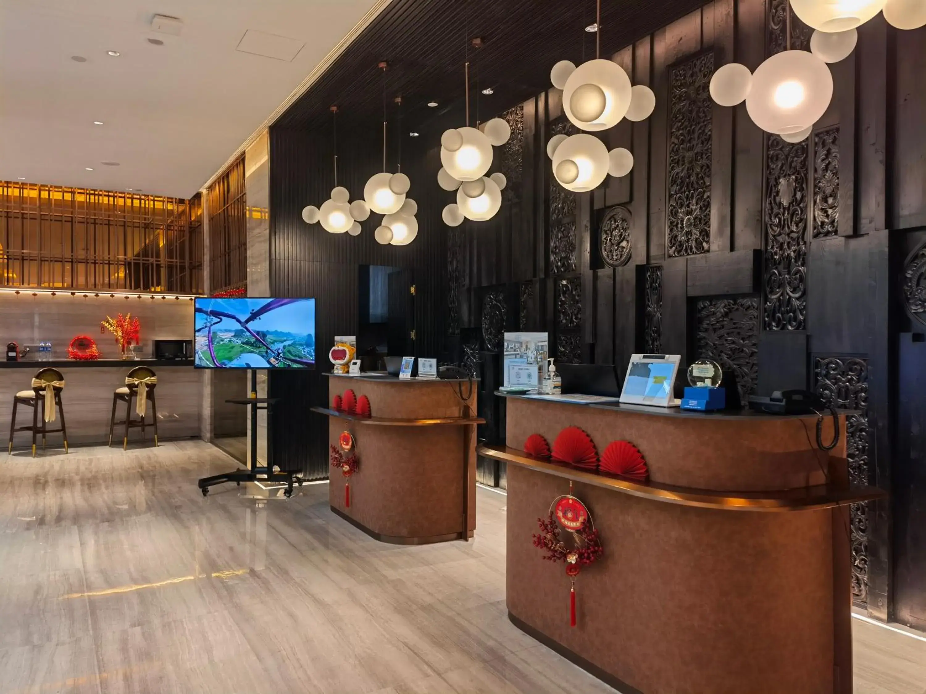 Lobby or reception in Wingate By Wyndham Yangshuo Lobby or reception in Wingate By Wyndham Yangshuo