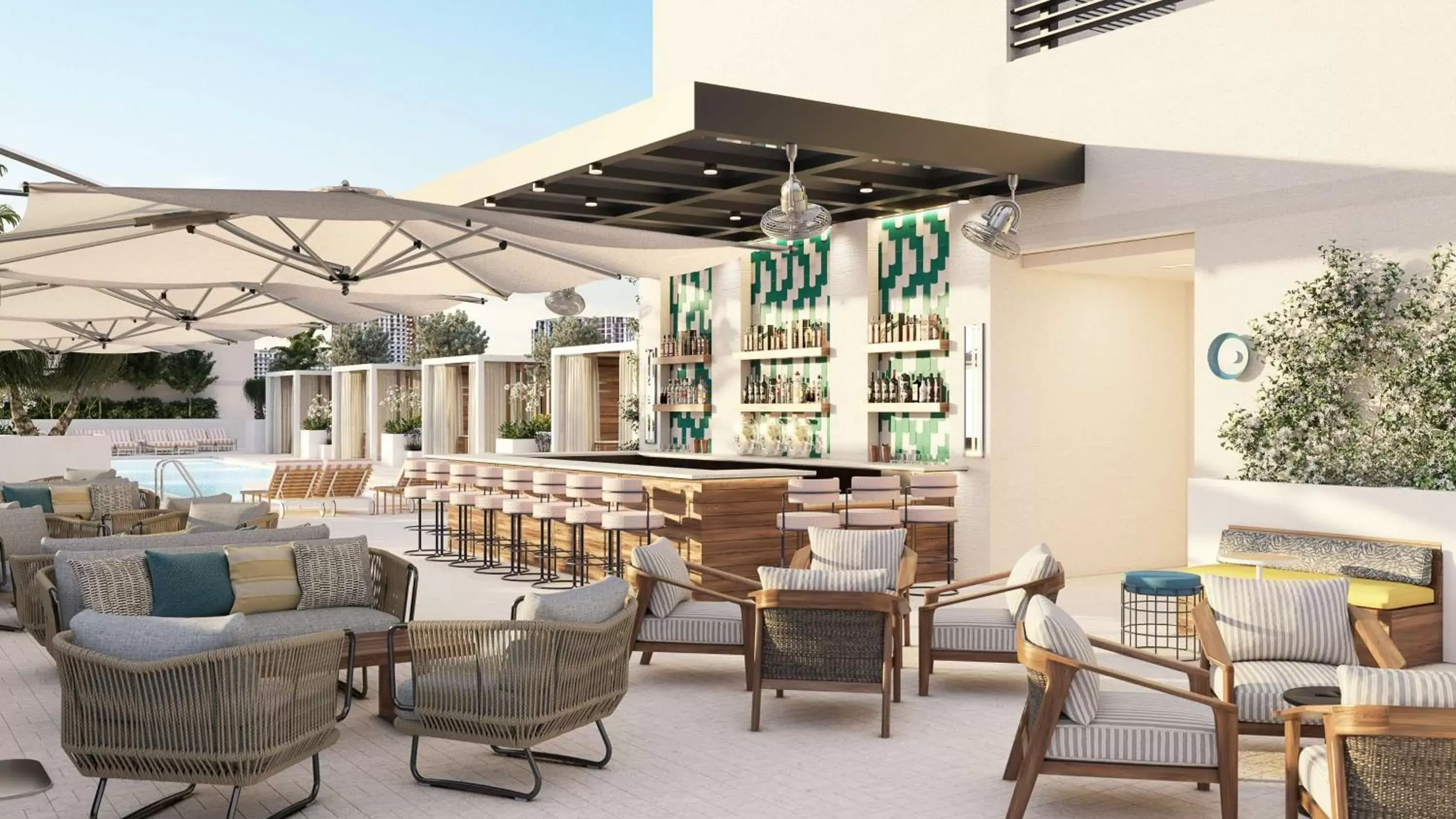 Property building, Lounge/Bar in Arlo Wynwood Miami