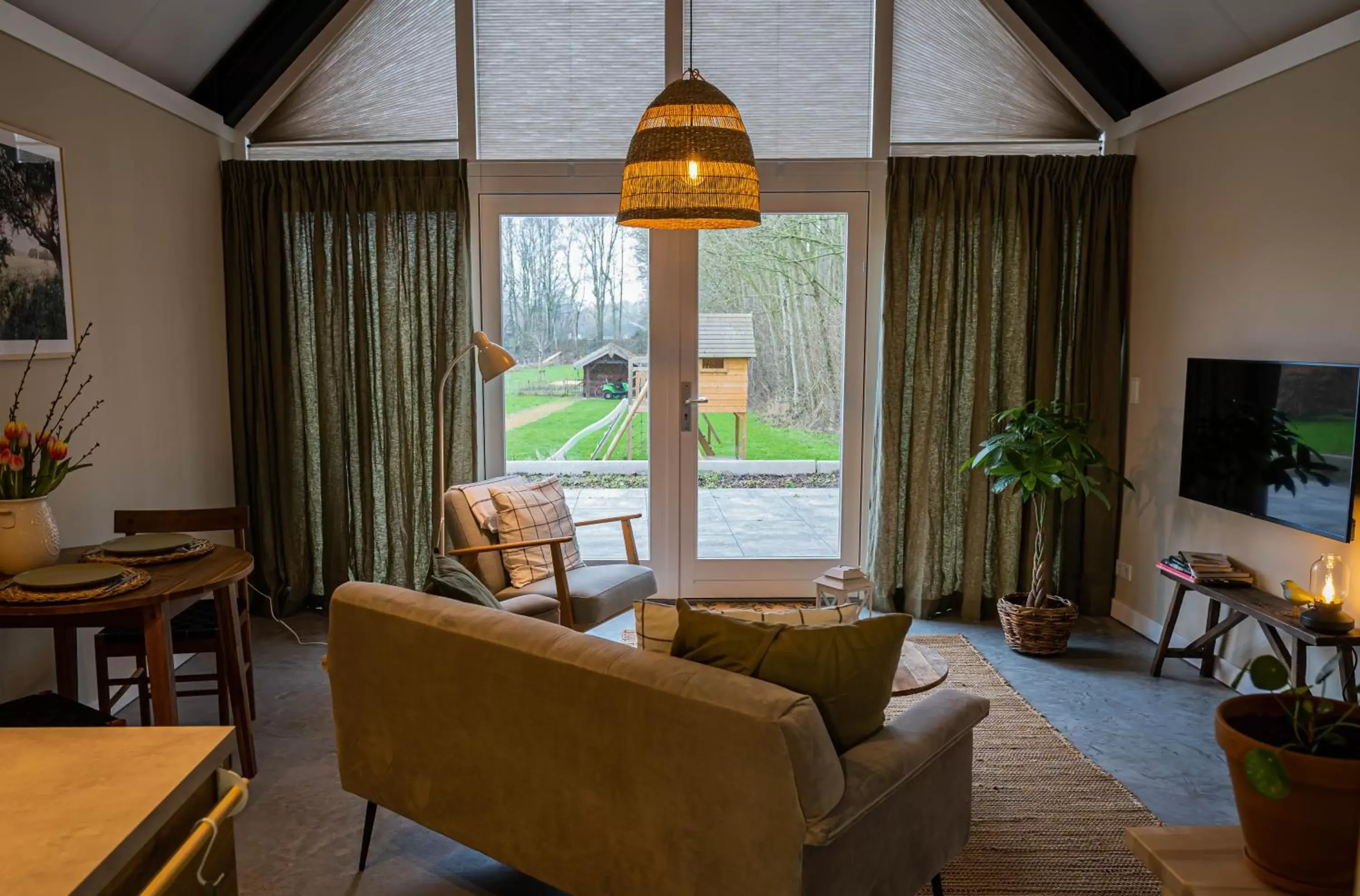 Garden, Seating Area in Gastenverblijf de Vense Weide