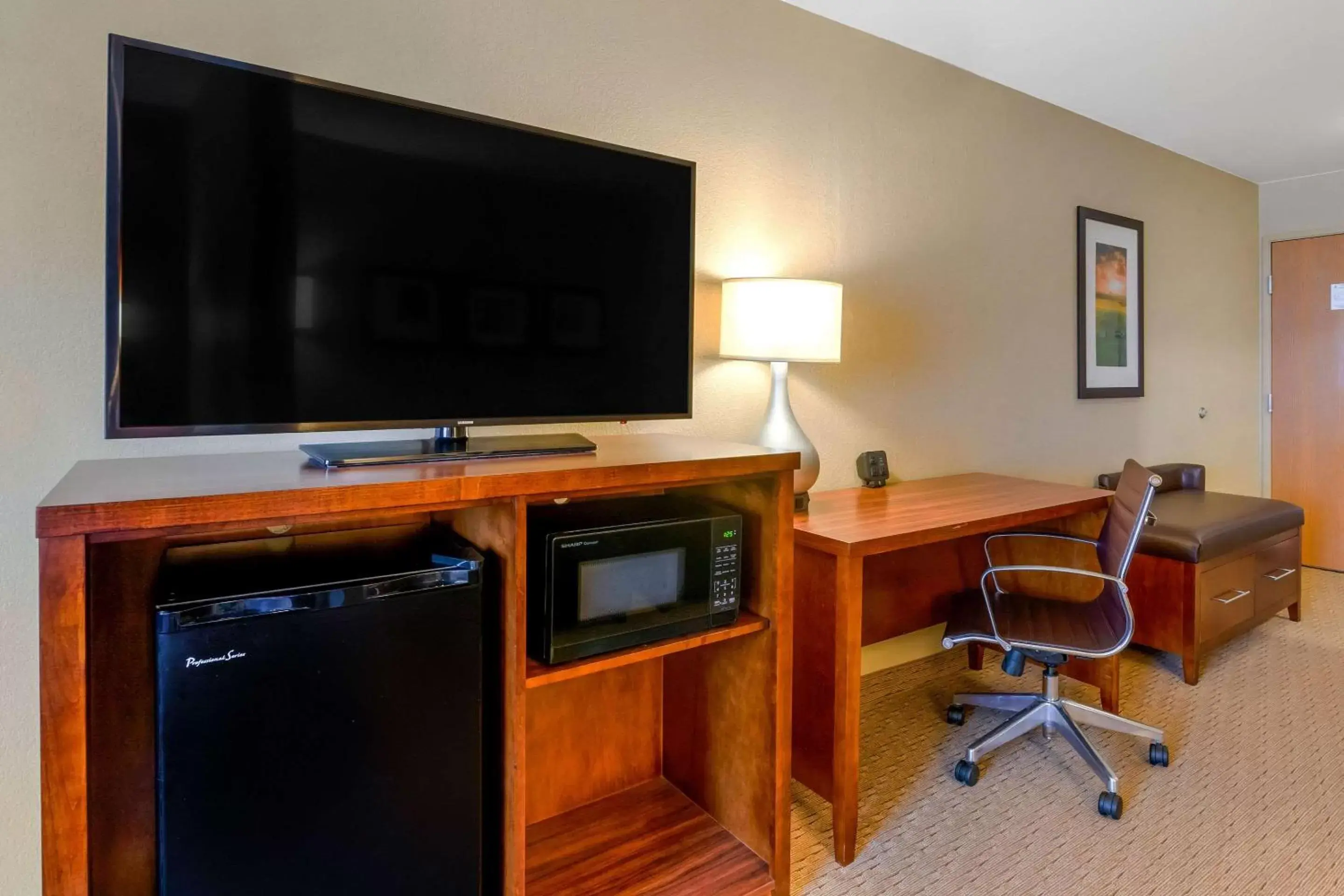 Photo of the whole room, TV/Entertainment Center in Comfort Suites Burlington