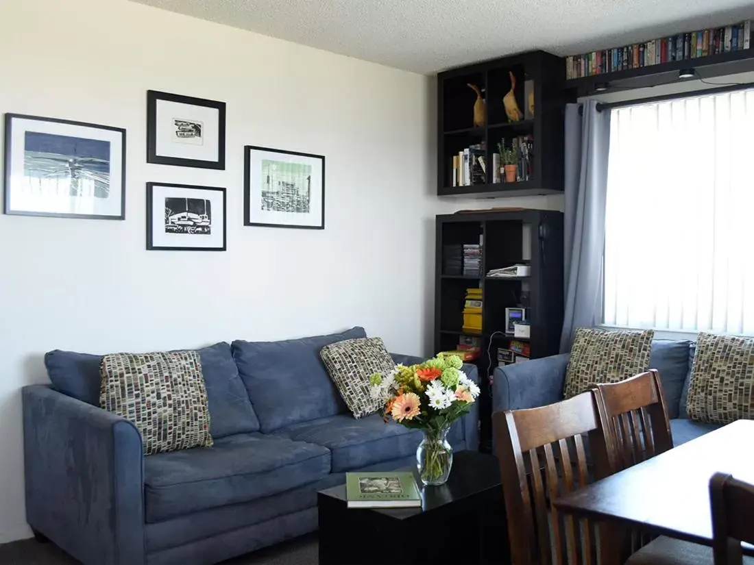 Living room, Seating Area in Montauk Oceanside Suites