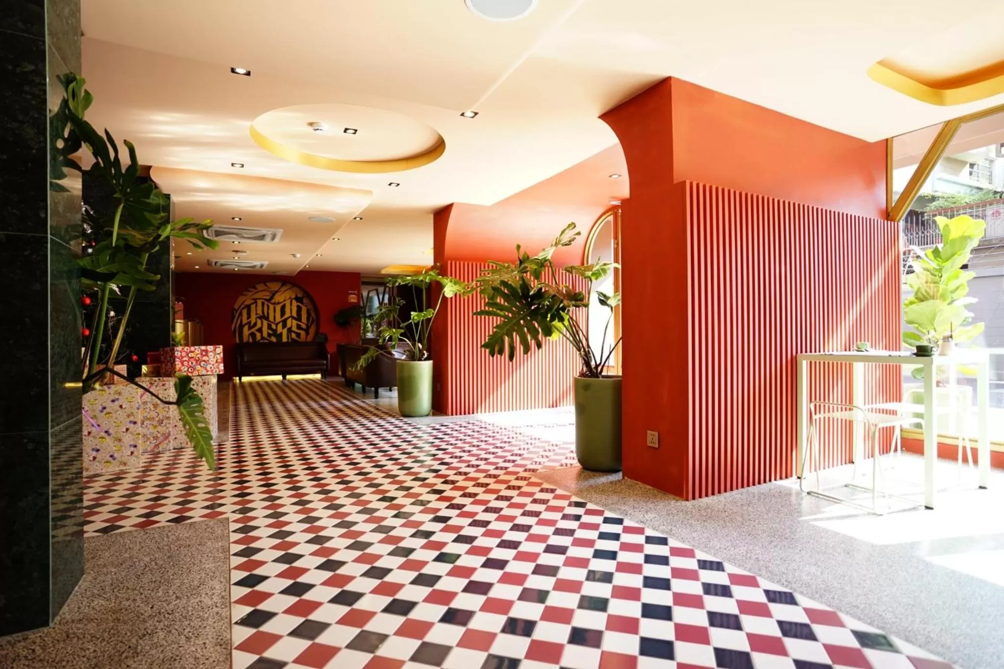 Lobby or reception in 4 Monkeys Hotel