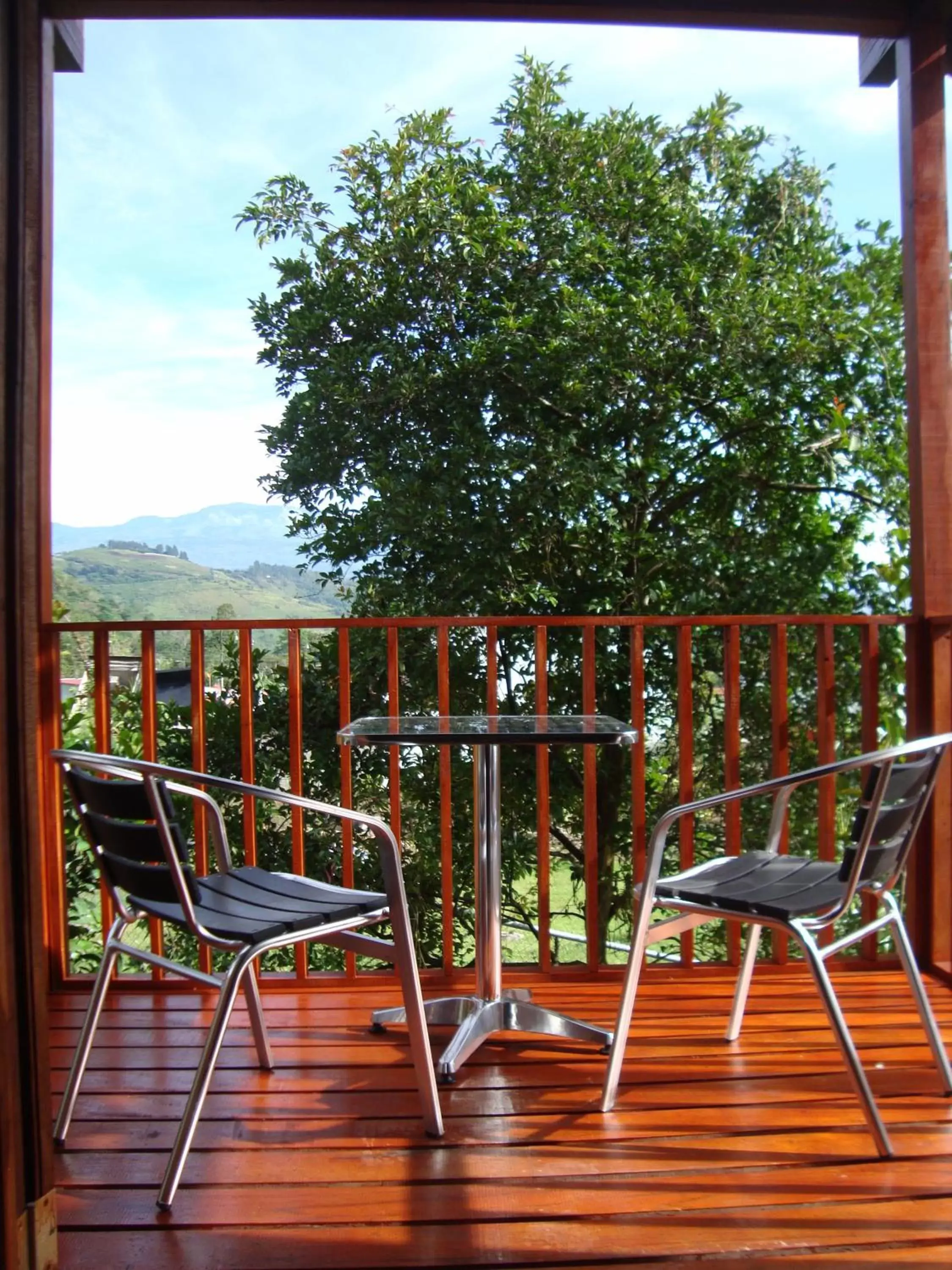 Balcony/Terrace in Orosi Lodge