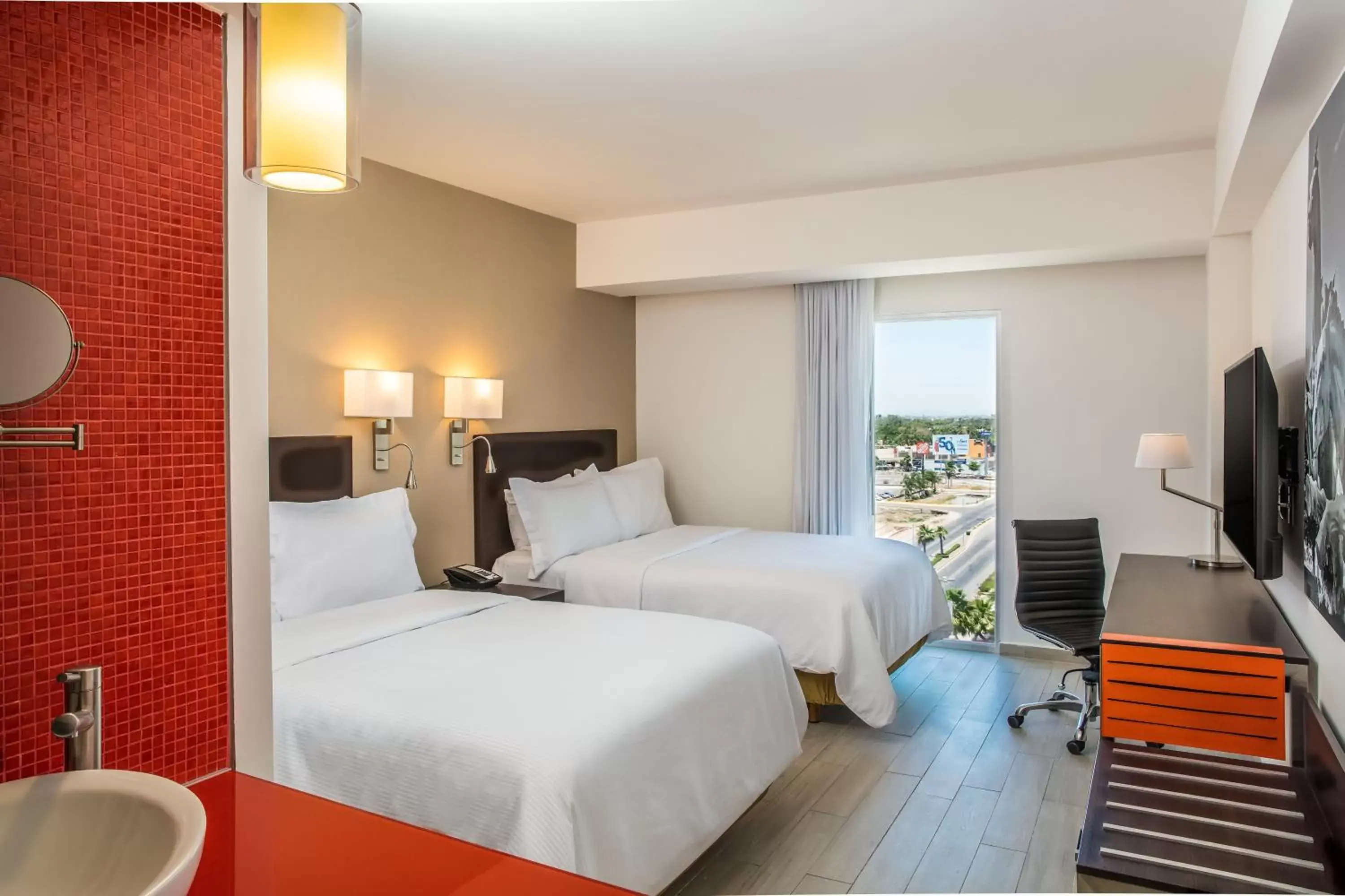 Photo of the whole room, Bed in Fiesta Inn Los Mochis Photo of the whole room, Bed in Fiesta Inn Los Mochis