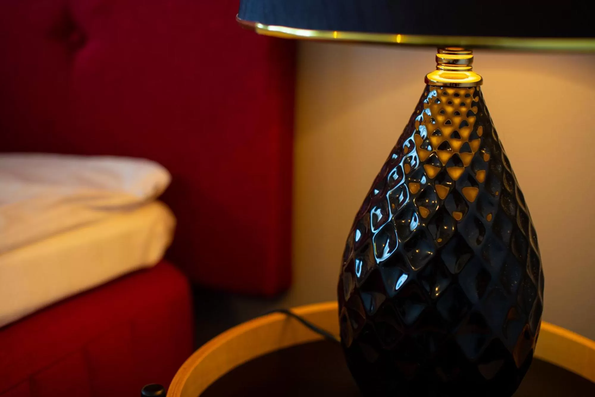 Decorative detail, Bed in Centrum Hotel Viljandi