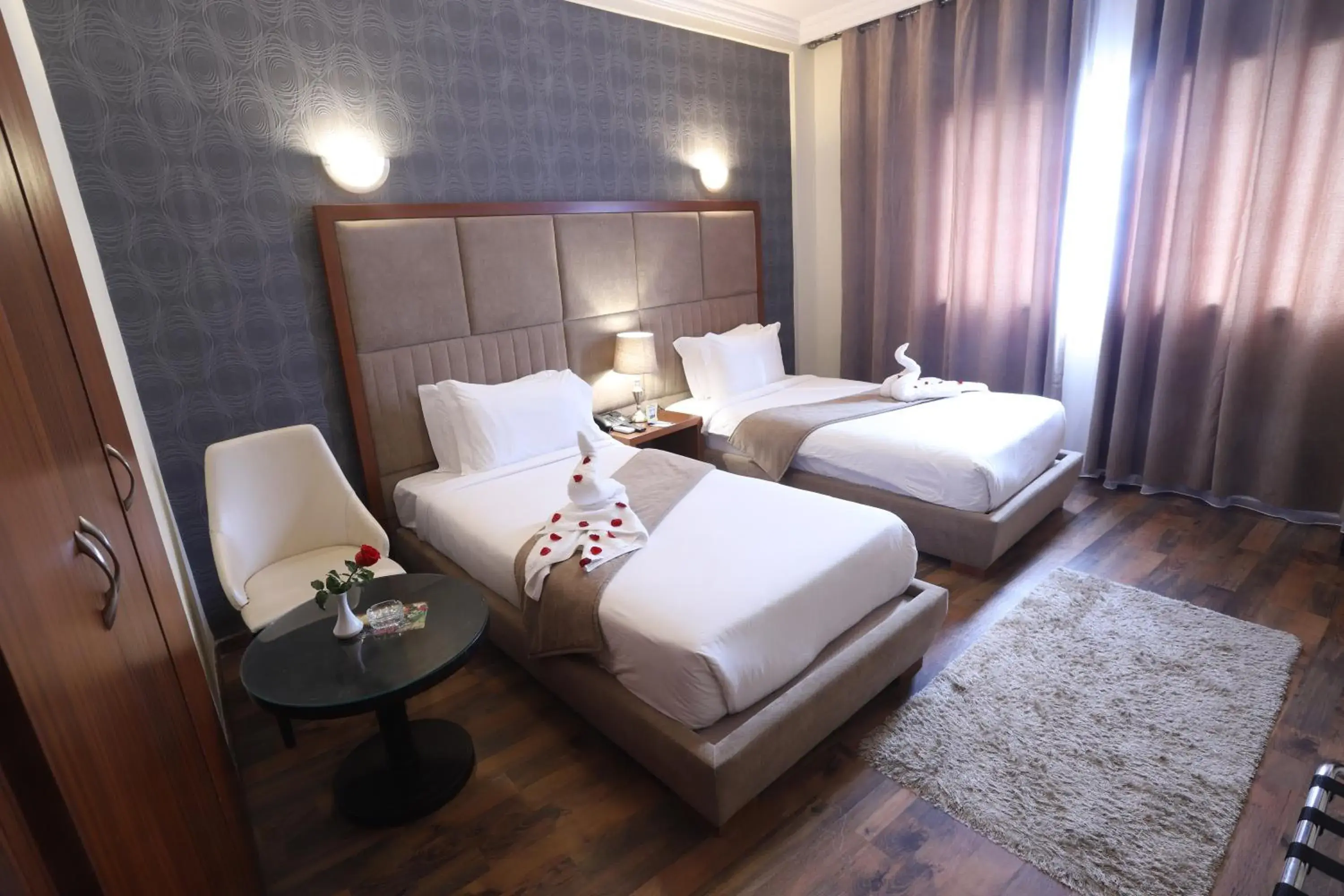 Bed in Helnan Chellah Hotel