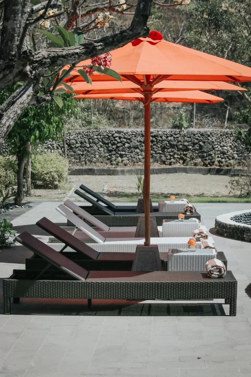 Swimming pool in Jukung Cottage