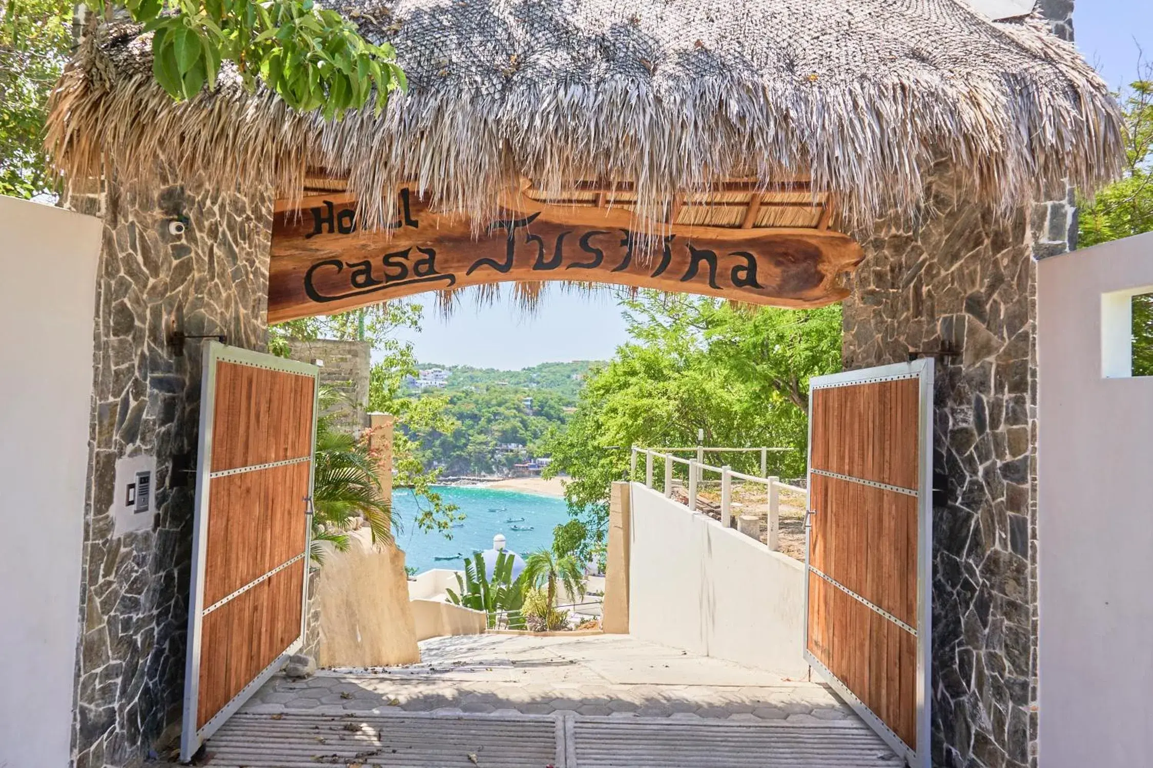 Facade/entrance in Hotel Casa Justina