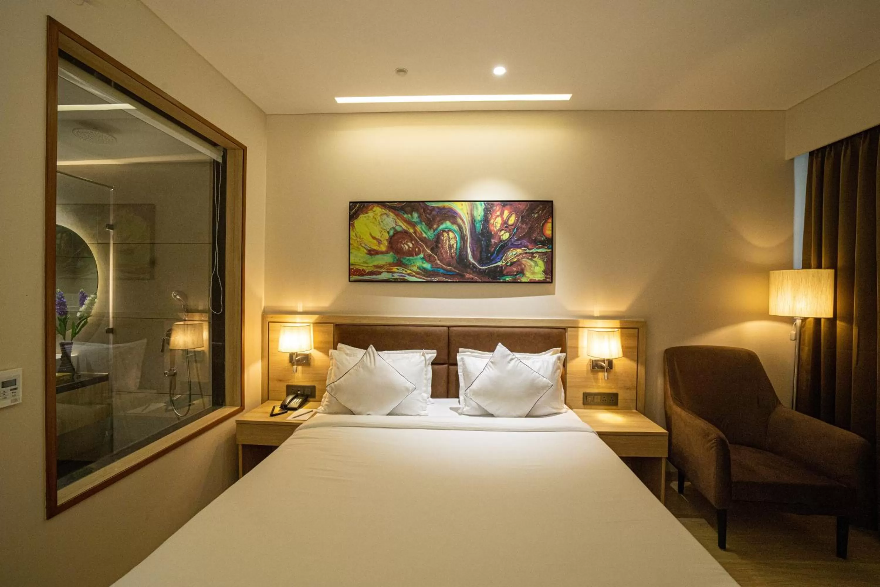 Bed in The Monarch at Chakan MIDC, Pune