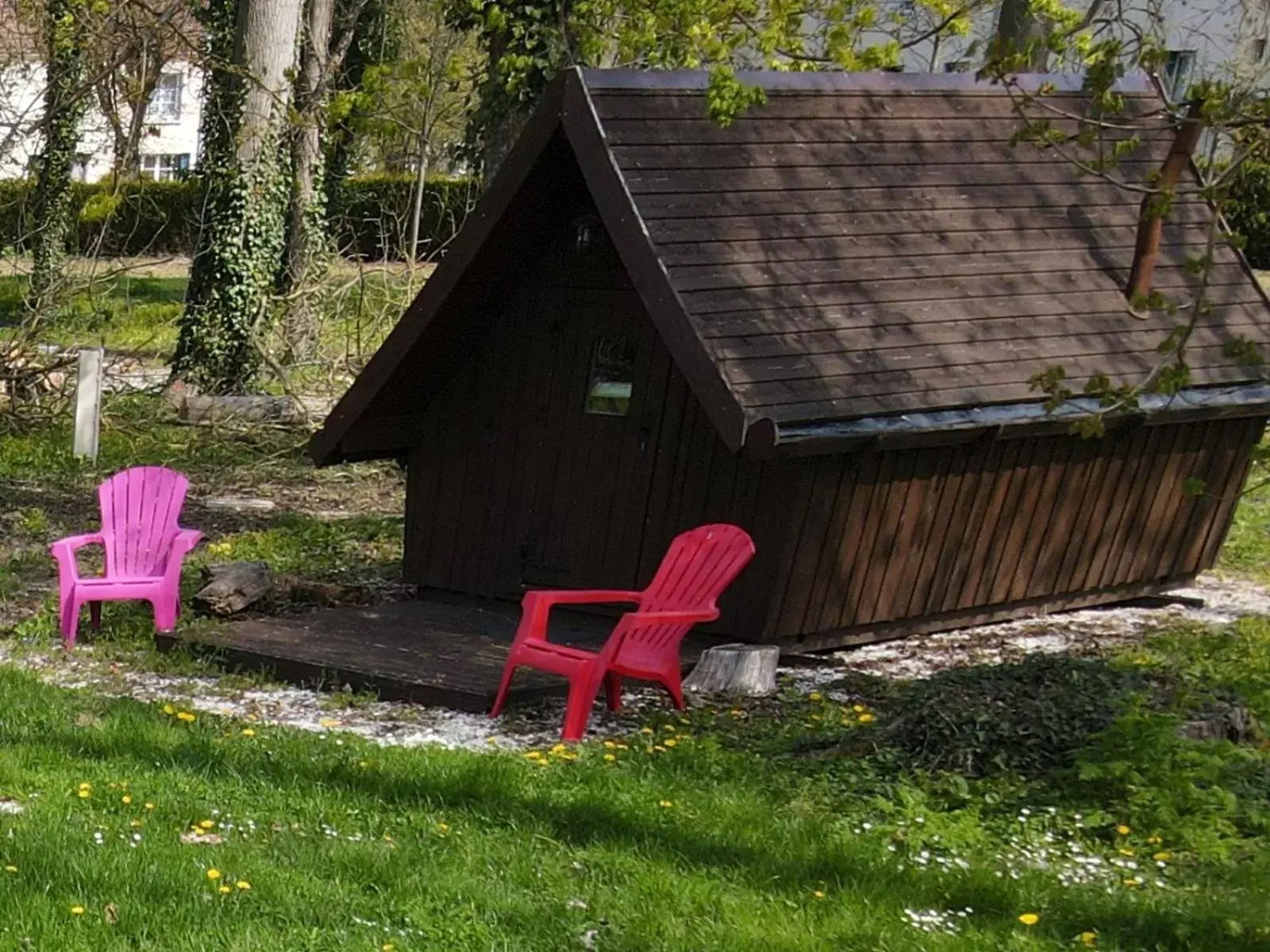 View (from property/room), Garden in Le Village de la Champagne - Slowmoov