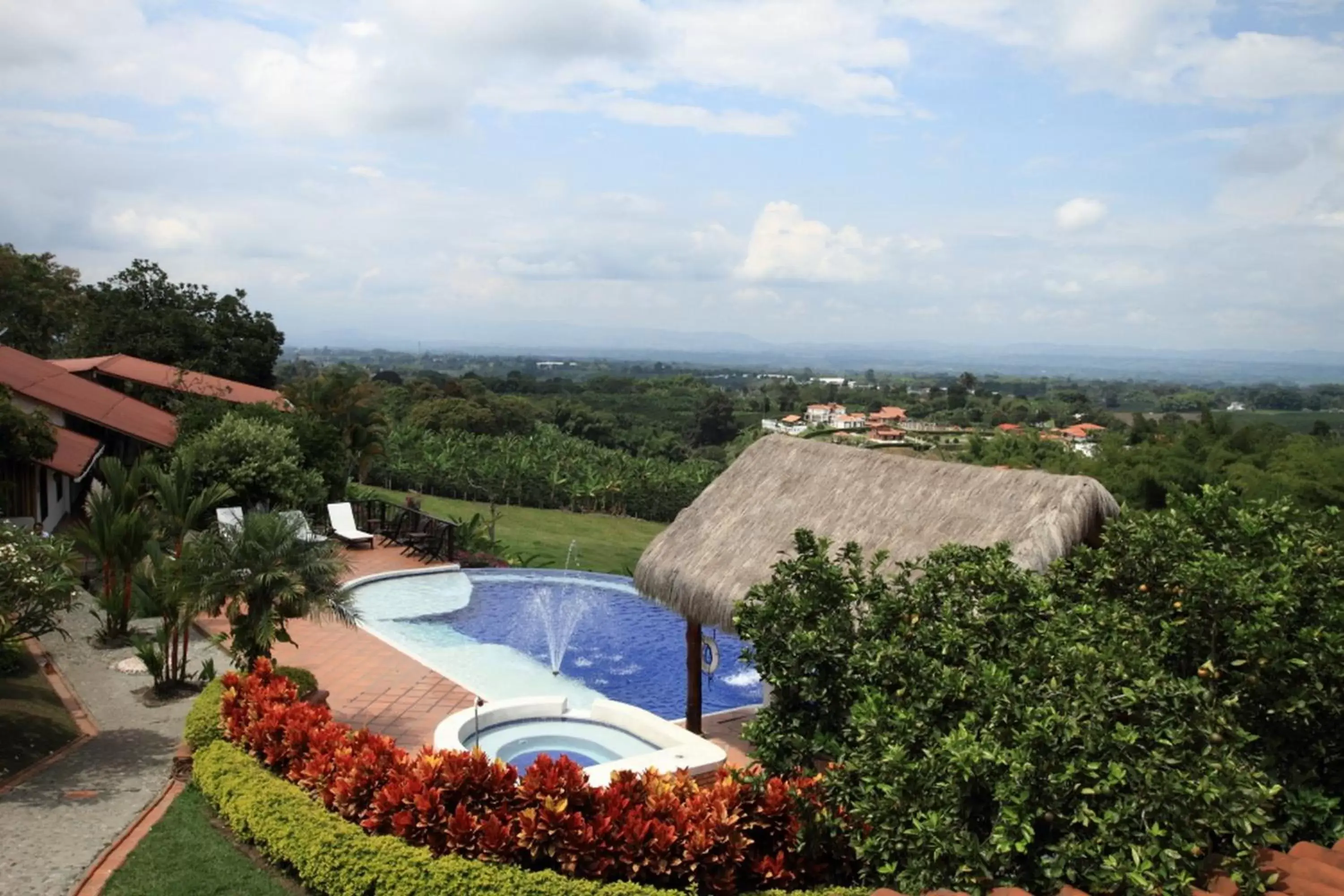 Floor plan, Pool View in Hotel Hacienda Combia