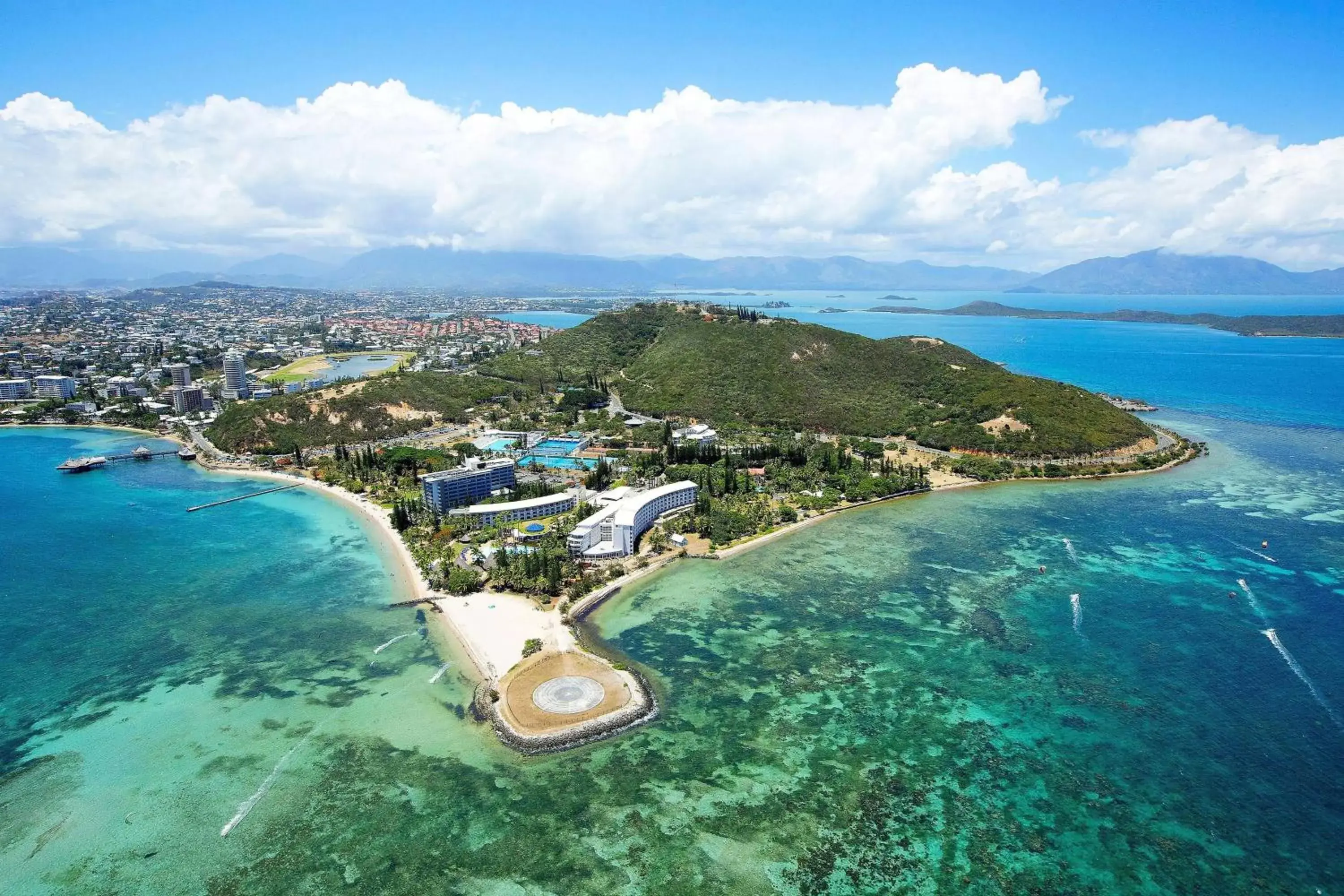 Property building, Bird's-eye View in Le Méridien Nouméa Resort & Spa