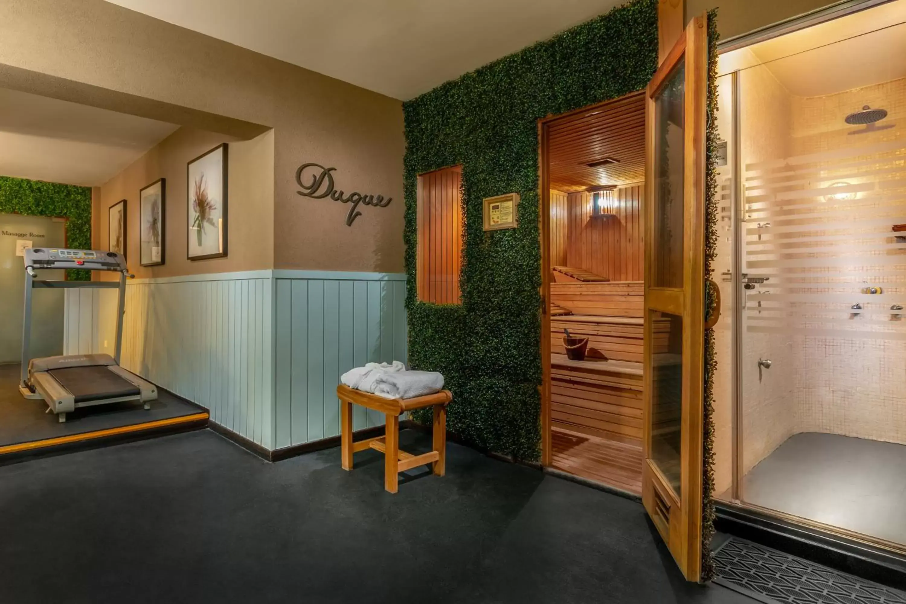 Sauna in Duque Hotel Boutique & Spa