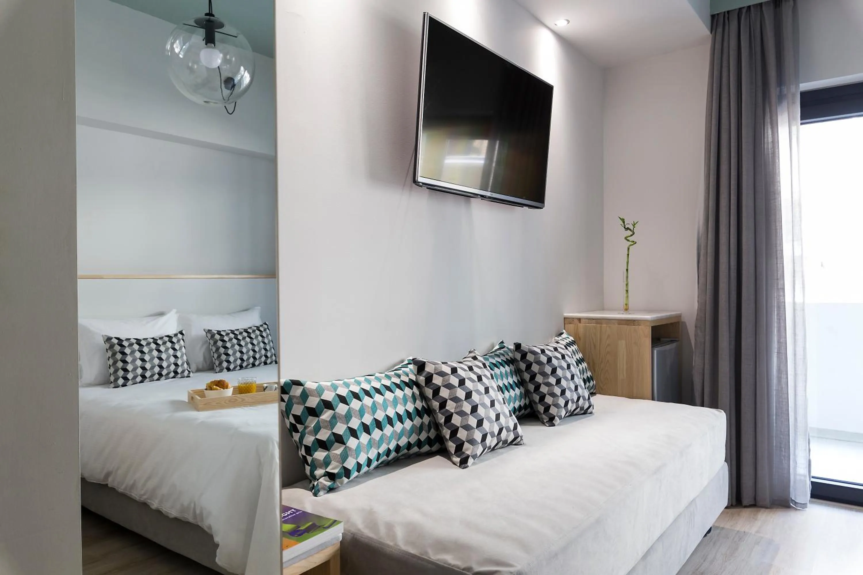 Bed in Be My Guest Athens