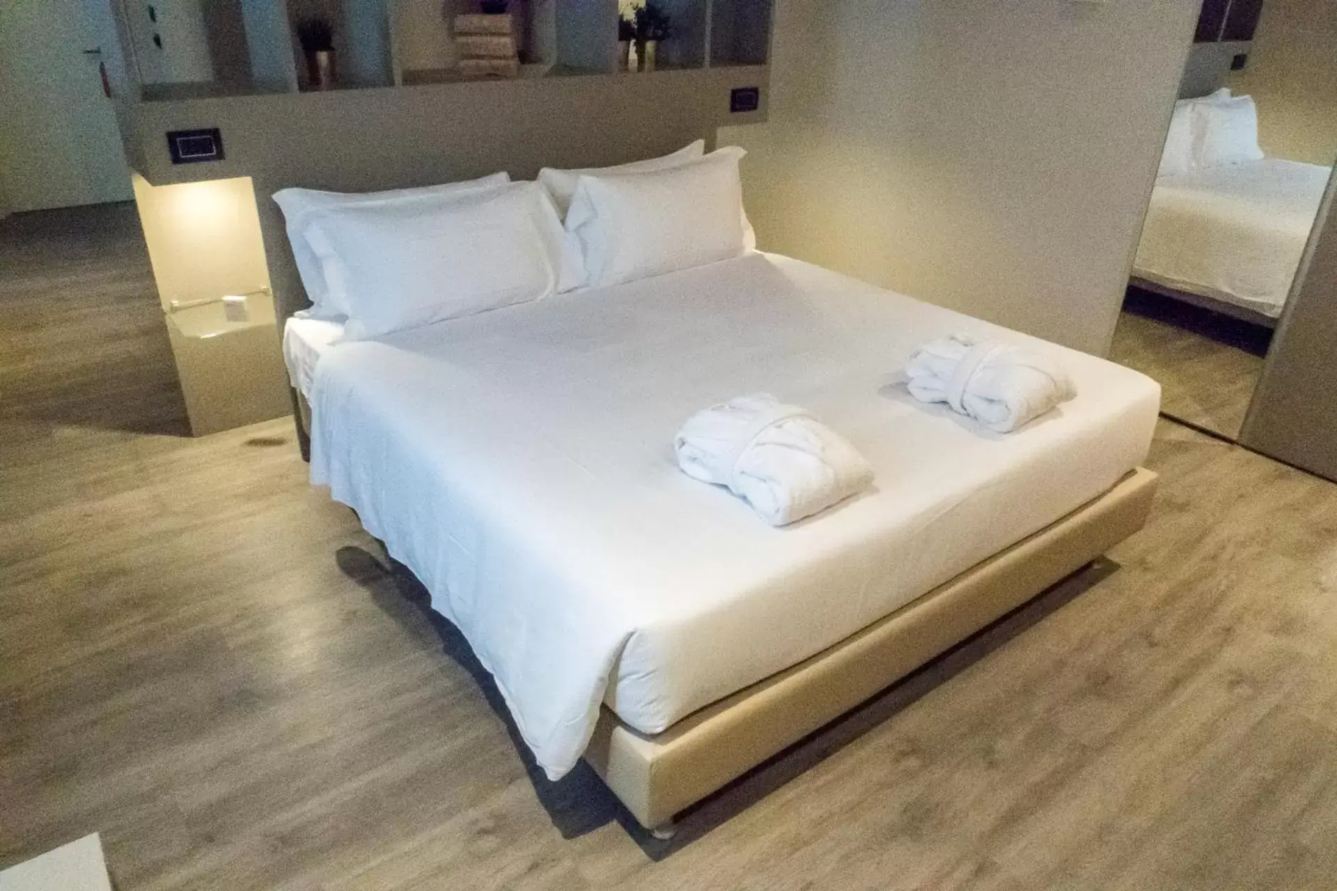 Bed in Hotel San Giovanni Roma