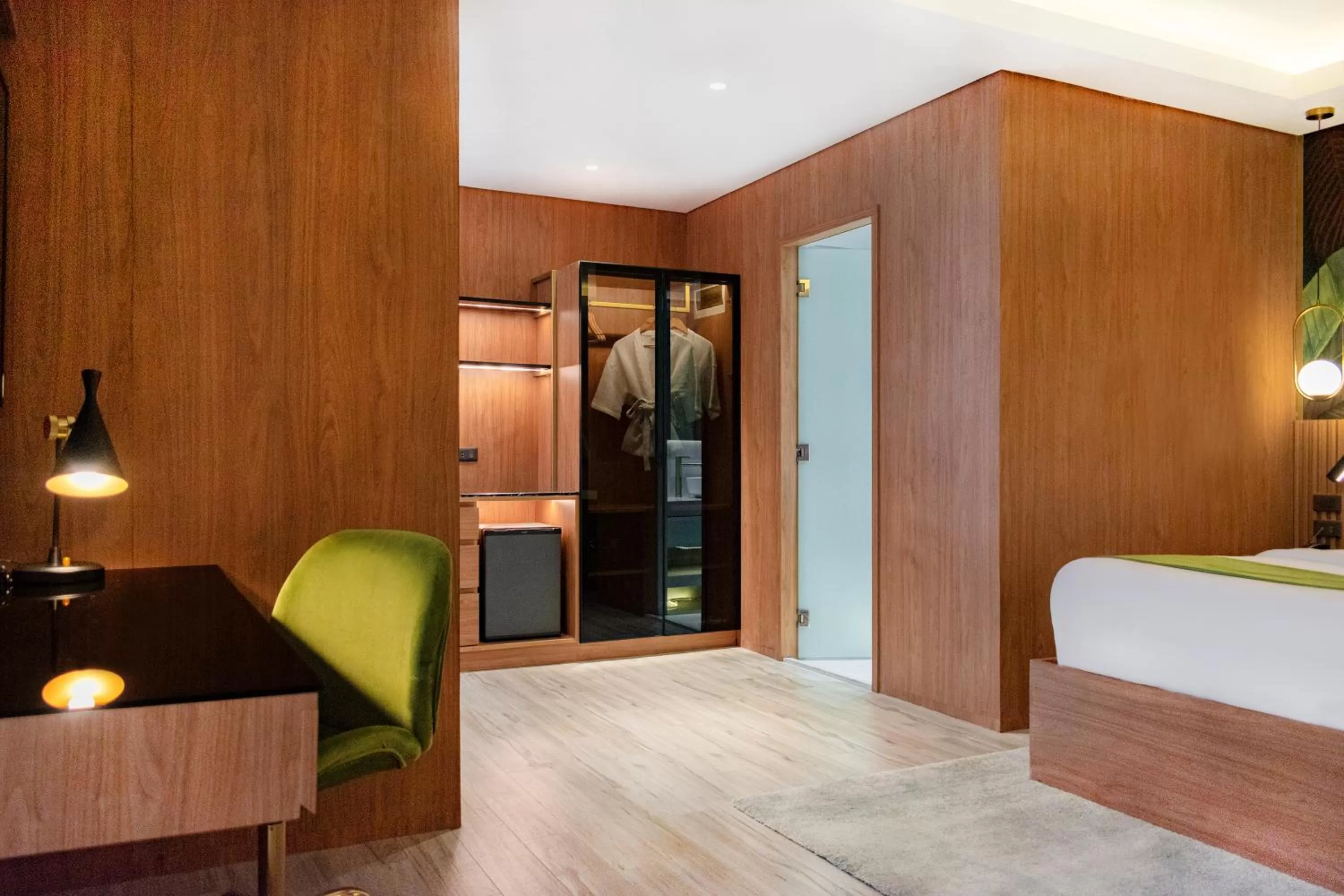 Bed in Ironwood Hotel