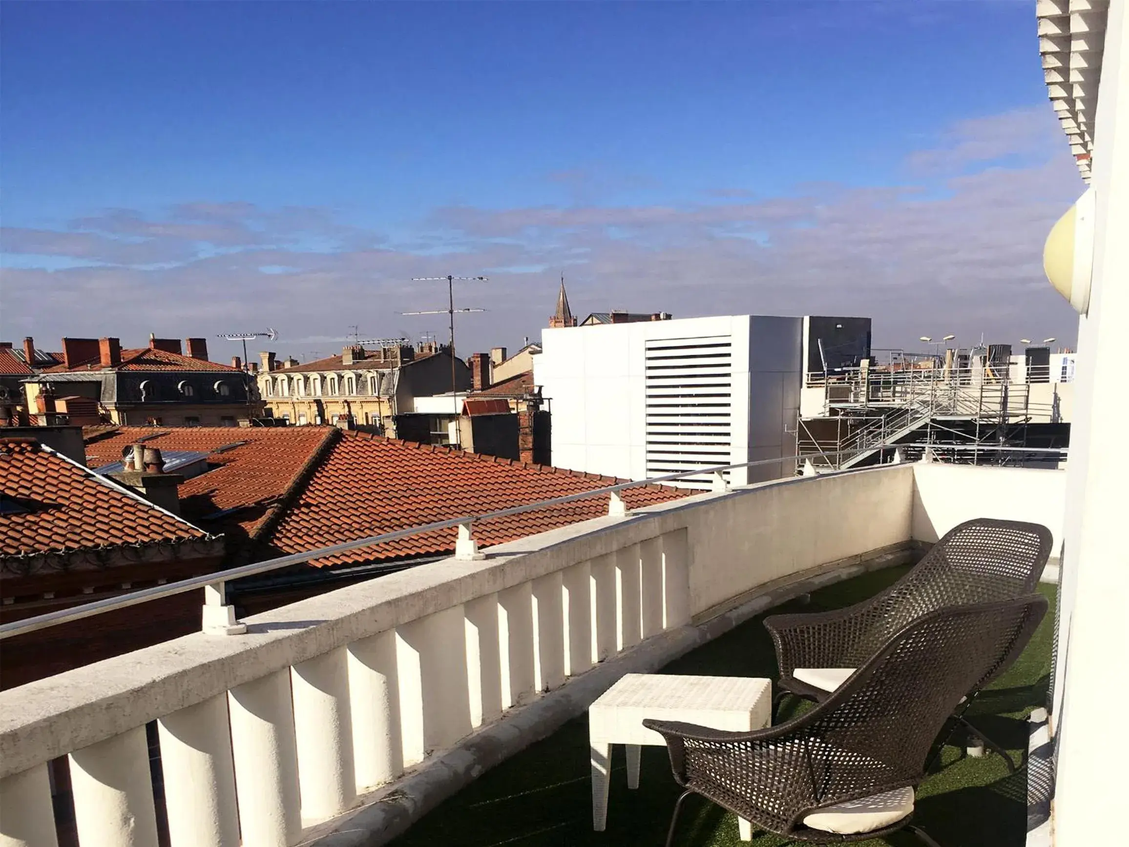 Balcony/Terrace in Hotel Ours Blanc - Wilson