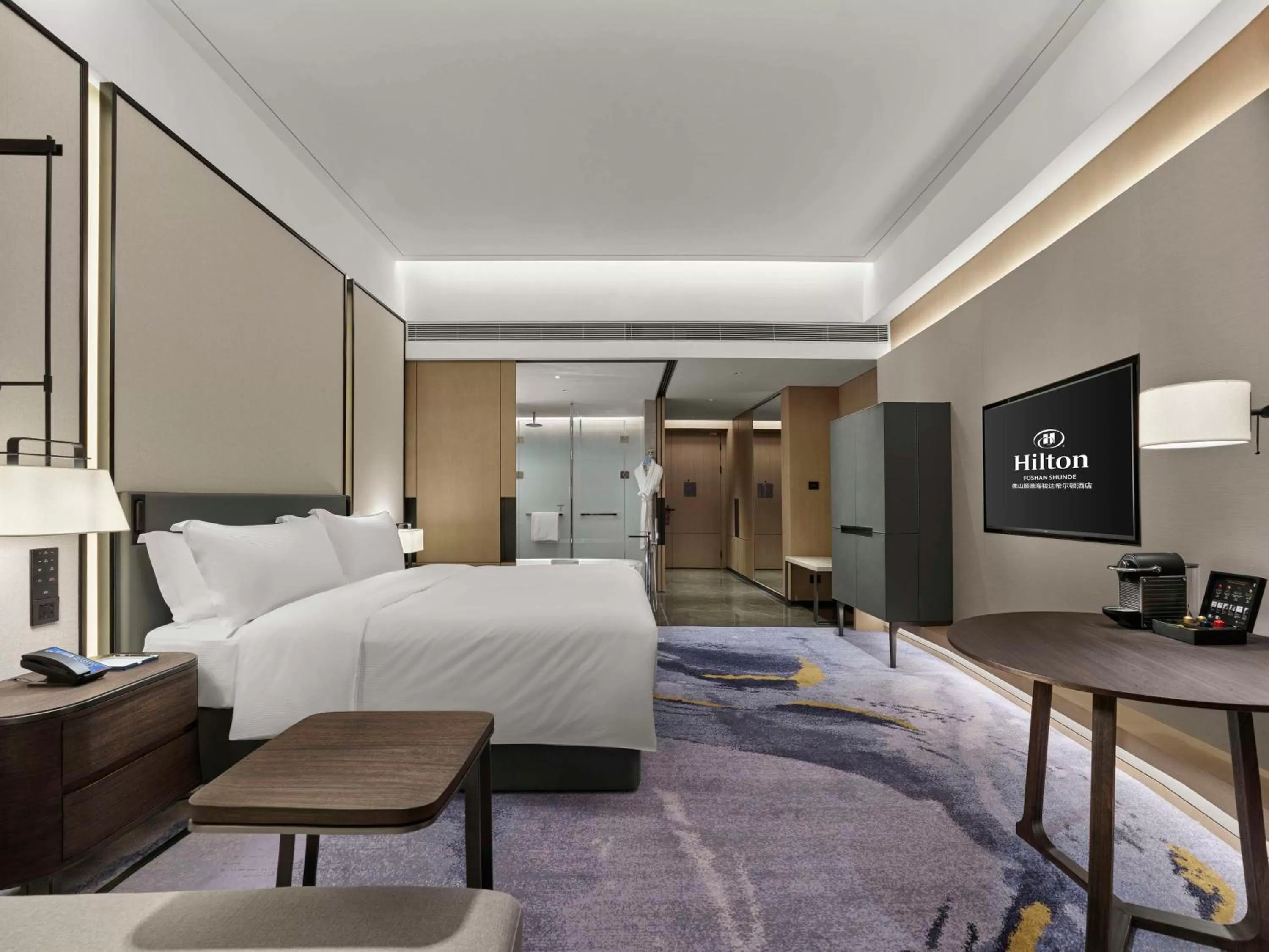 Bed in Hilton Foshan Shunde