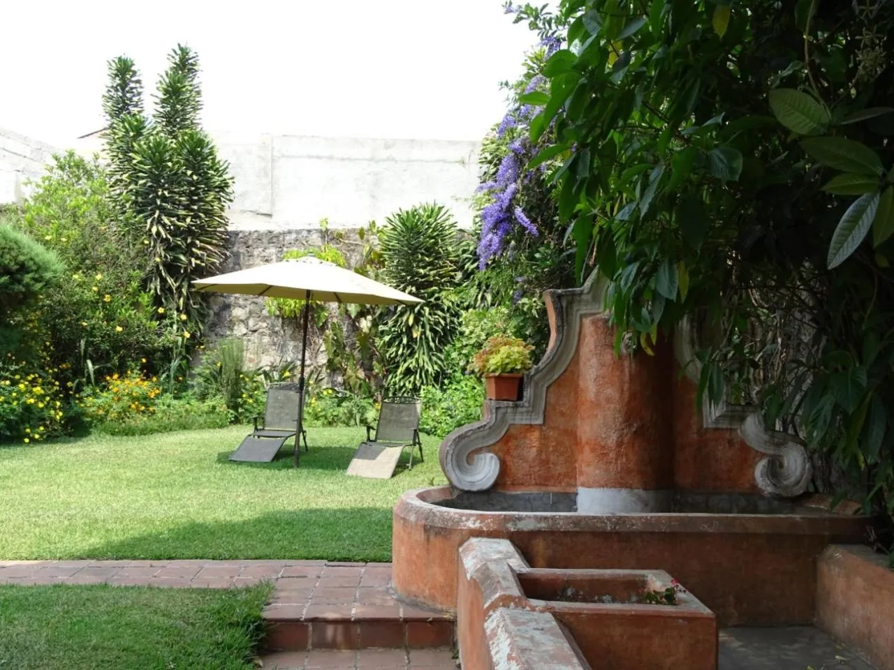 Garden in Casa Santa Rosa Hotel Boutique