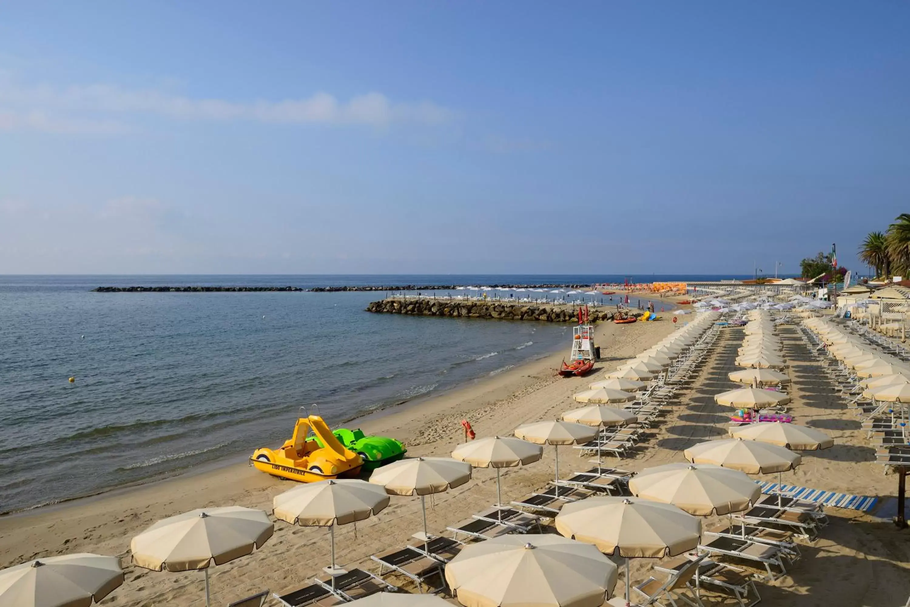 Beach in Royal Hotel Sanremo