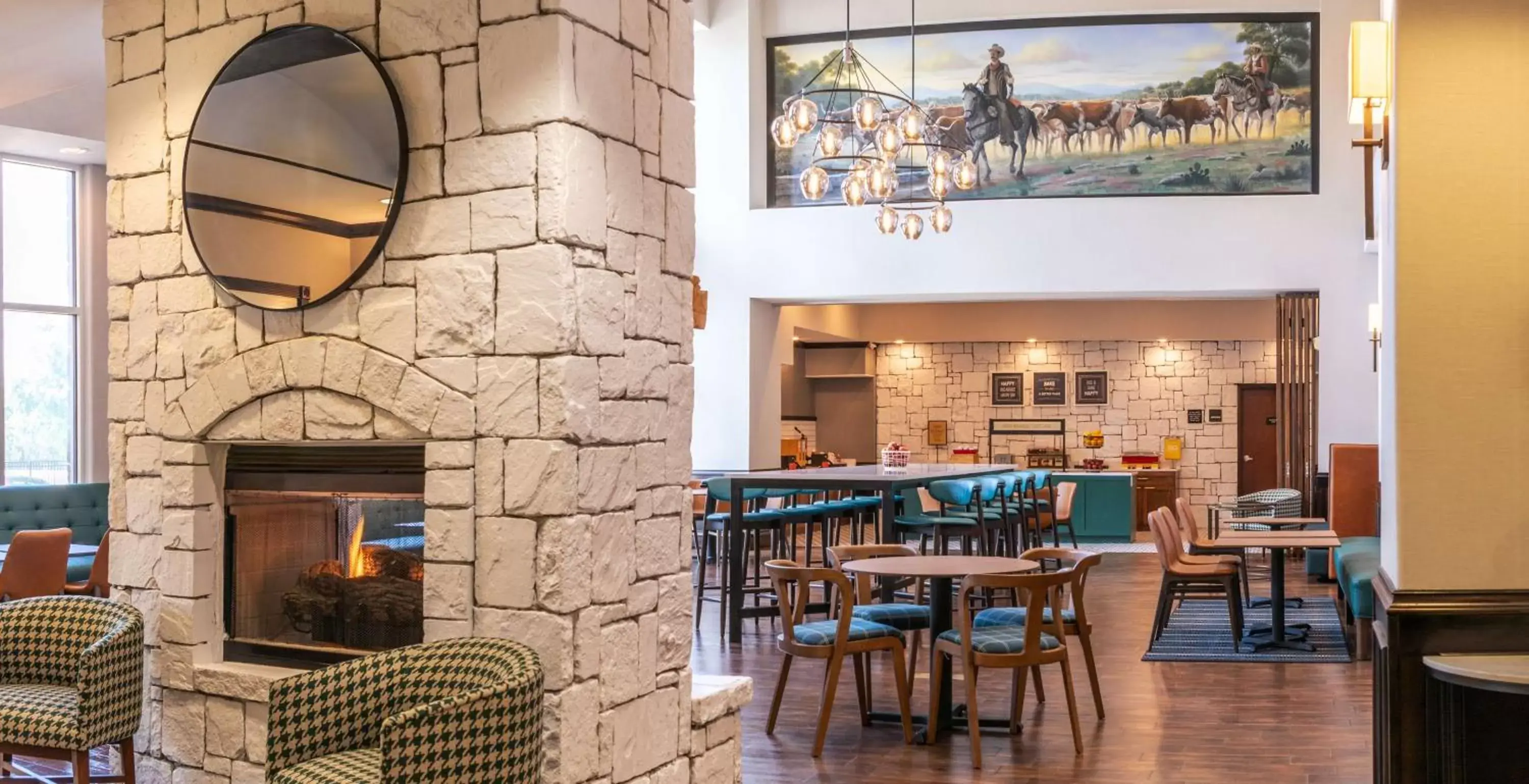 Lobby or reception, Restaurant/Places to Eat in Hampton Inn & Suites Boerne