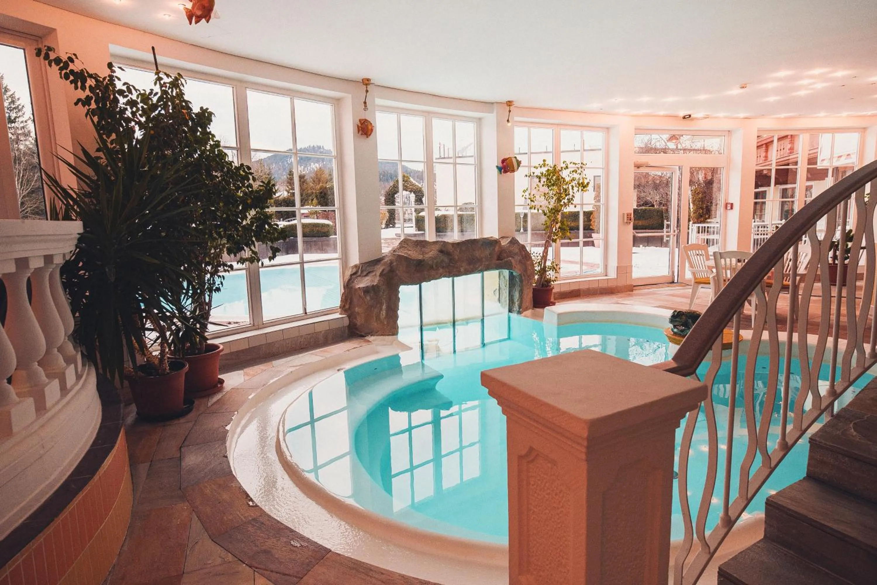 Swimming pool in Alpenpark Resort Superior