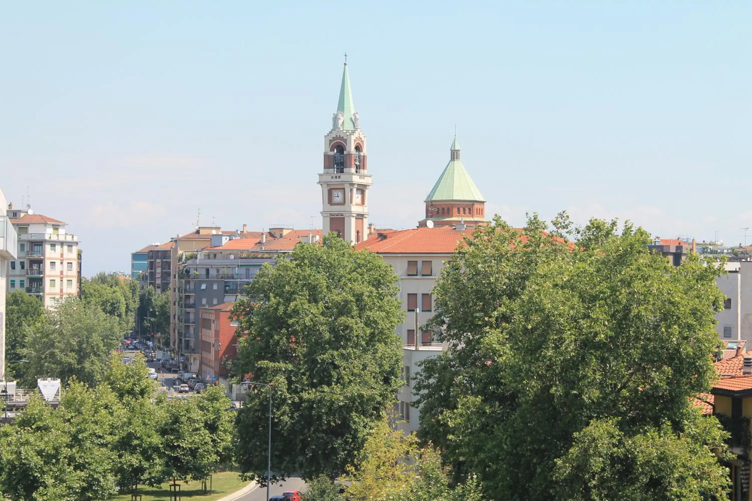 City view in Hotel Mozart