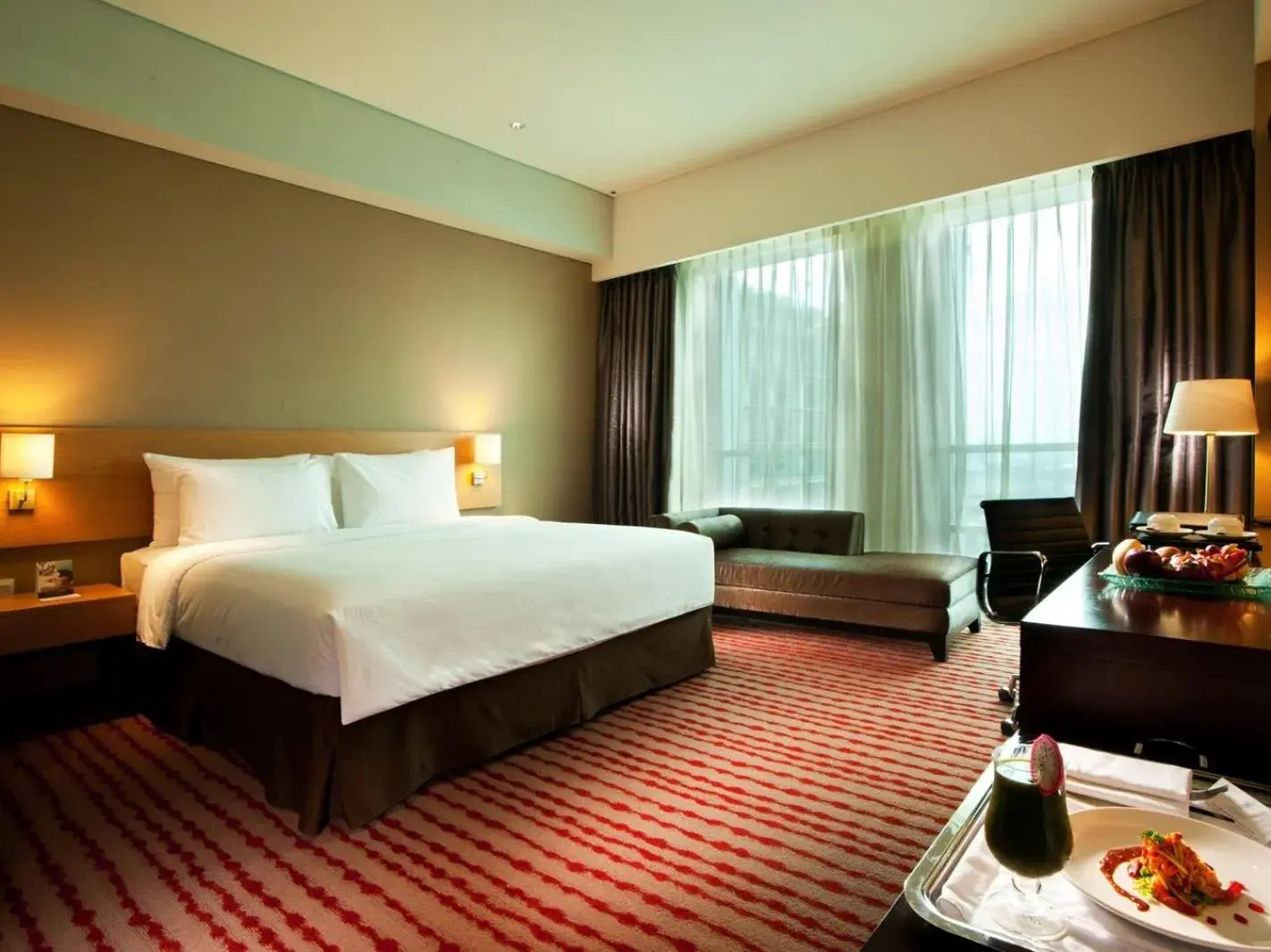 Bed in JS Luwansa Hotel & Convention Center Bed in JS Luwansa Hotel & Convention Center