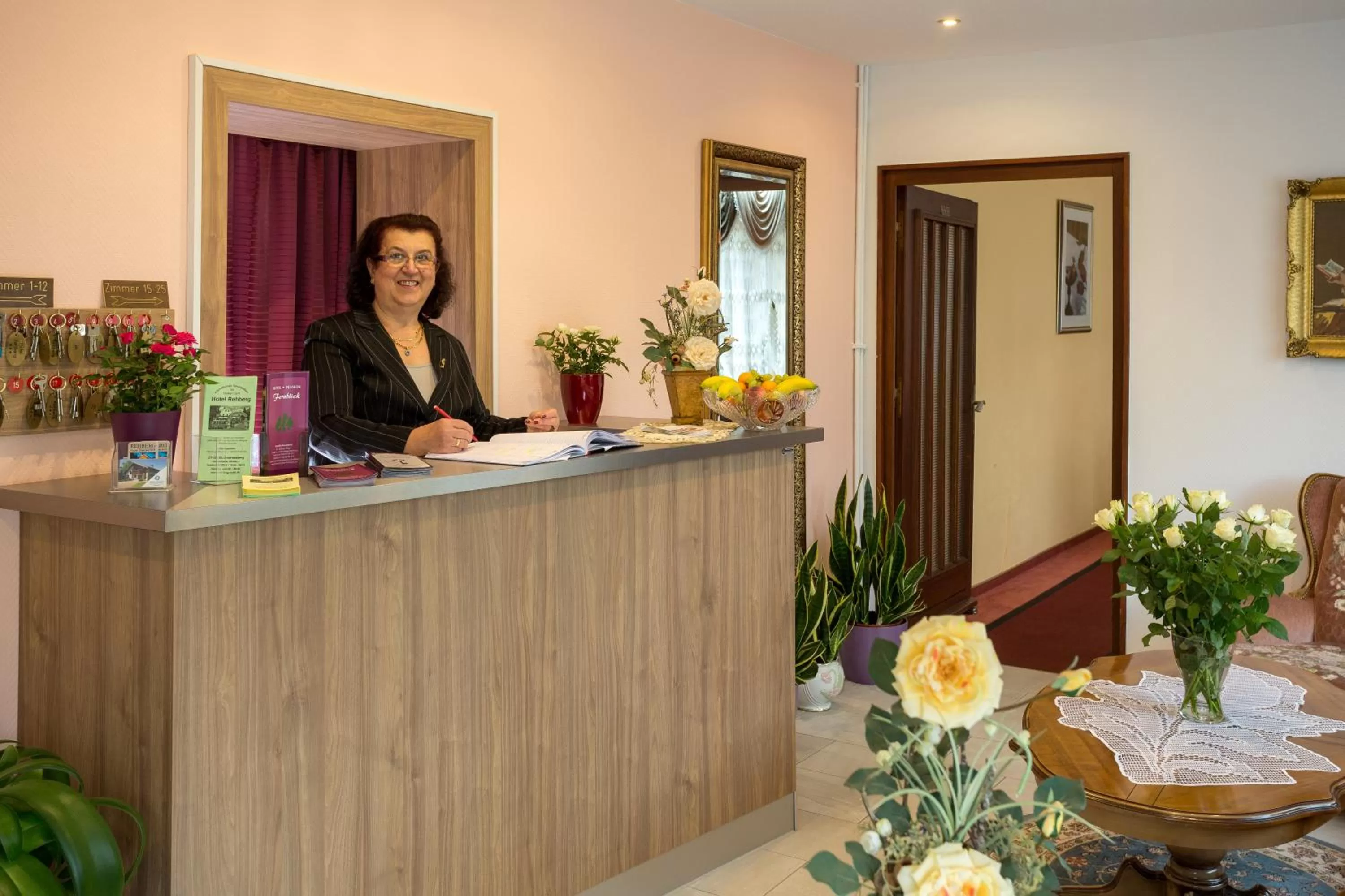 Lobby or reception in Hotel Restaurant Rehberg