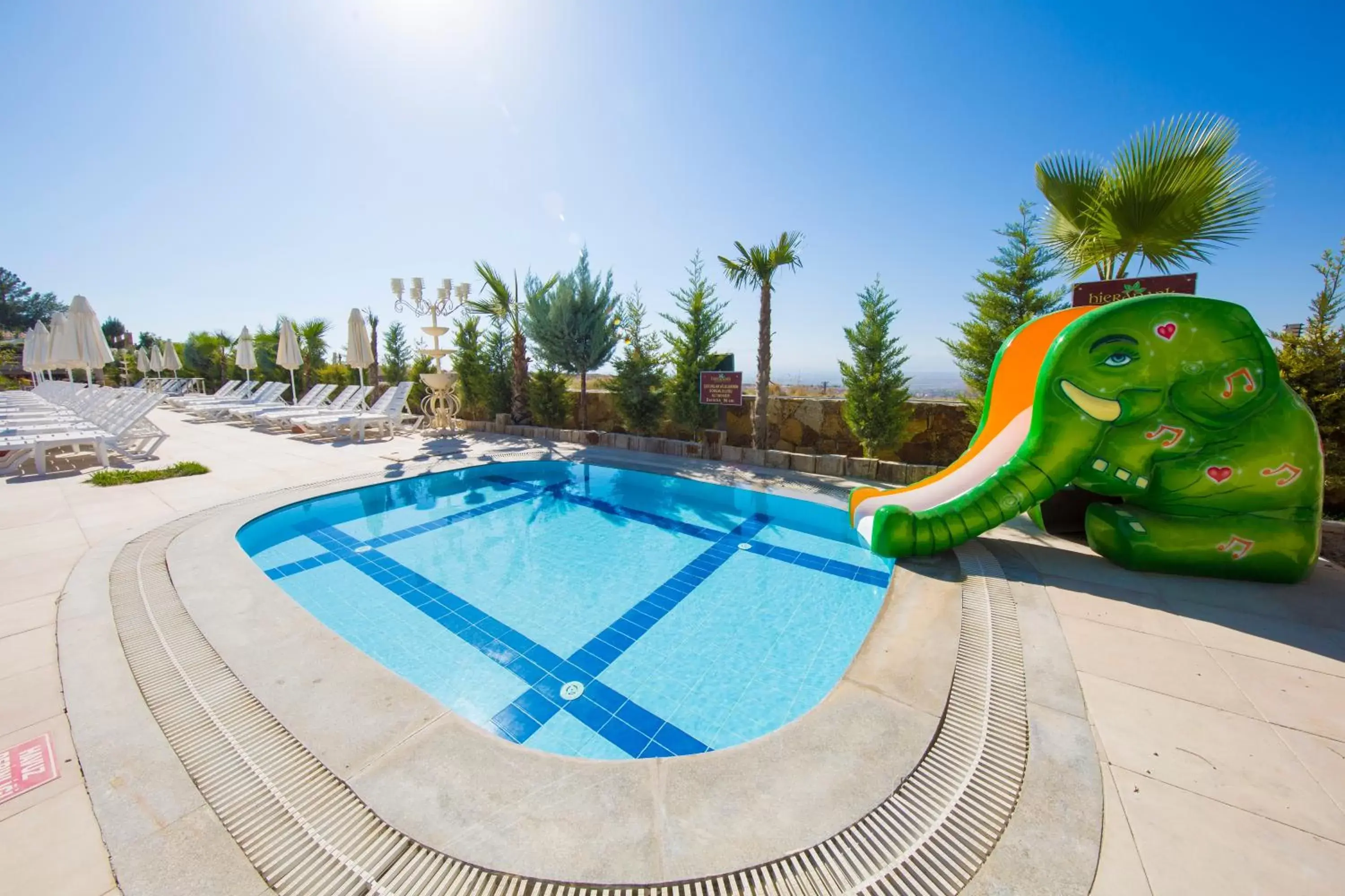 Children play ground, Swimming Pool in Hierapark Thermal & SPA Hotel