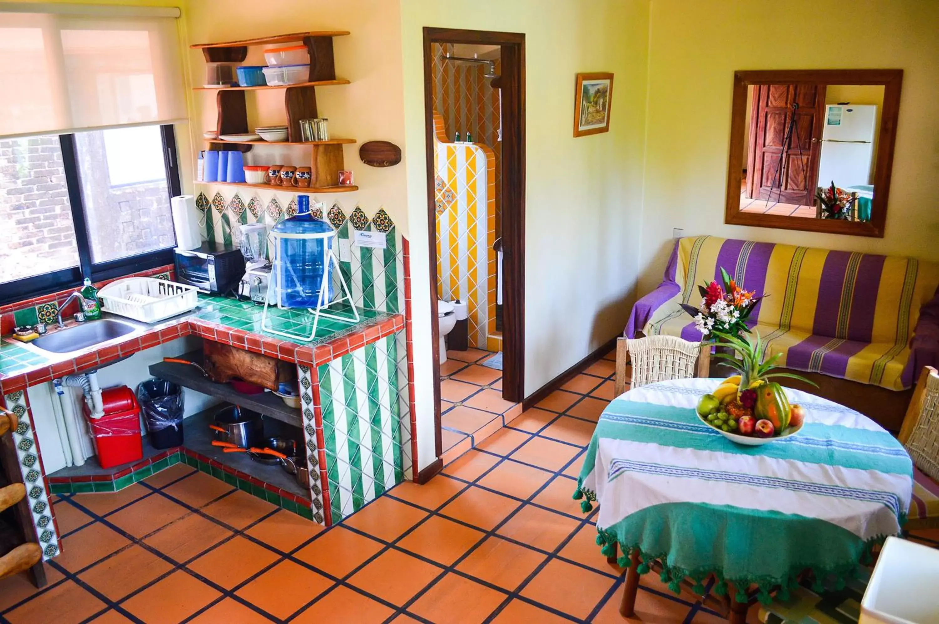 Kitchen or kitchenette in Hotel Casamar Suites