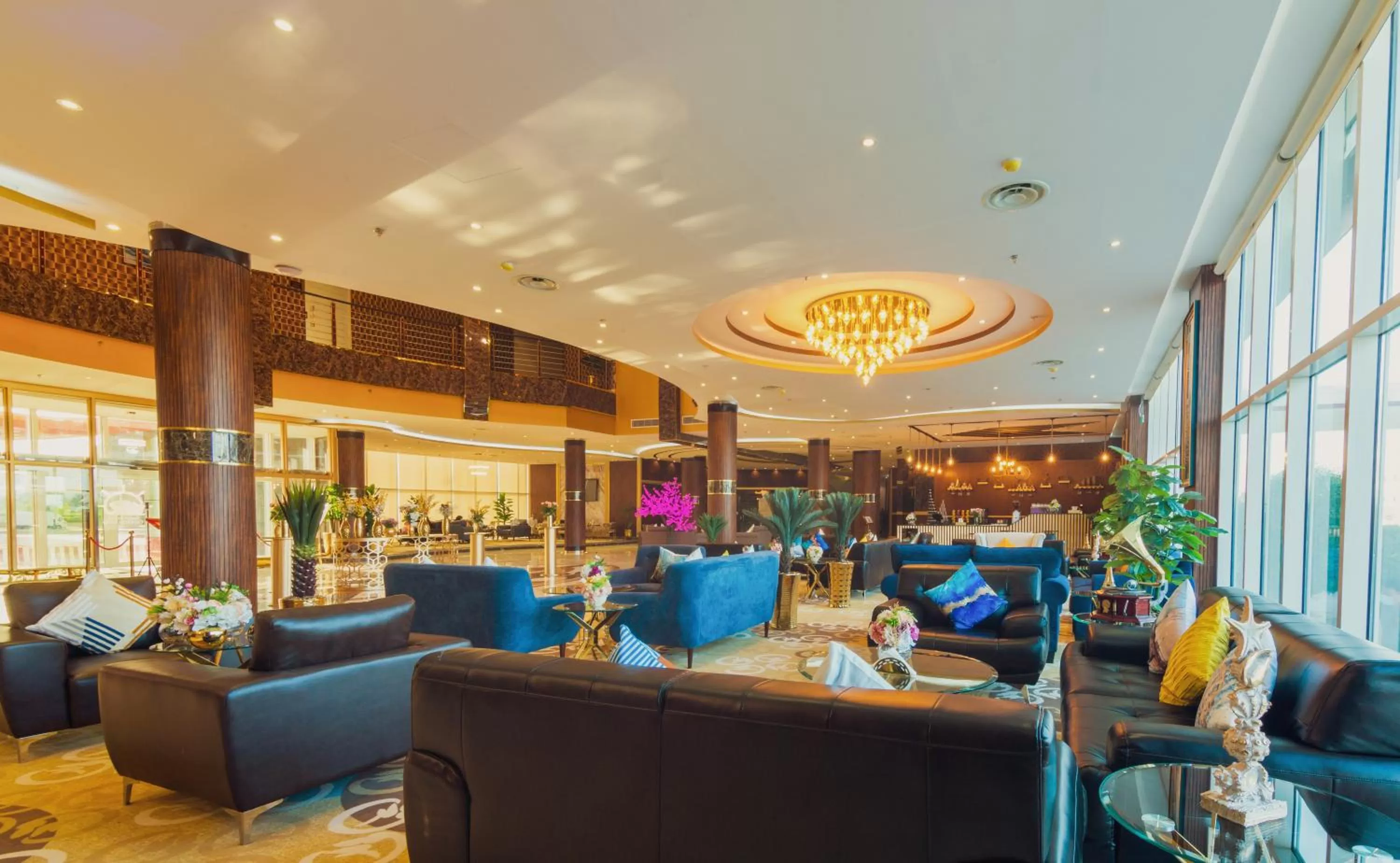 Lobby or reception in Golden Ship Hotel