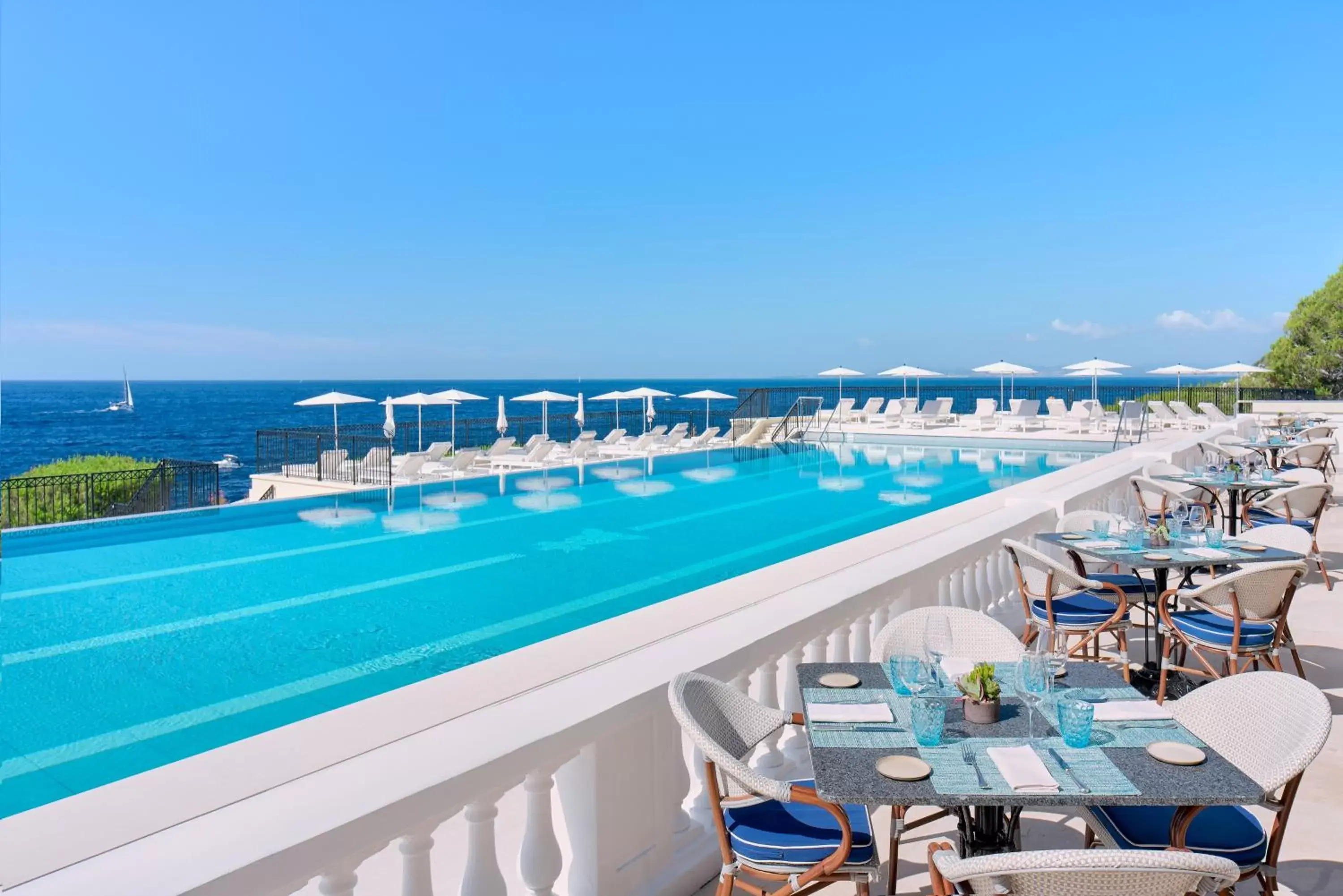 Swimming pool, Pool View in Grand-Hôtel du Cap-Ferrat, A Four Seasons Hotel