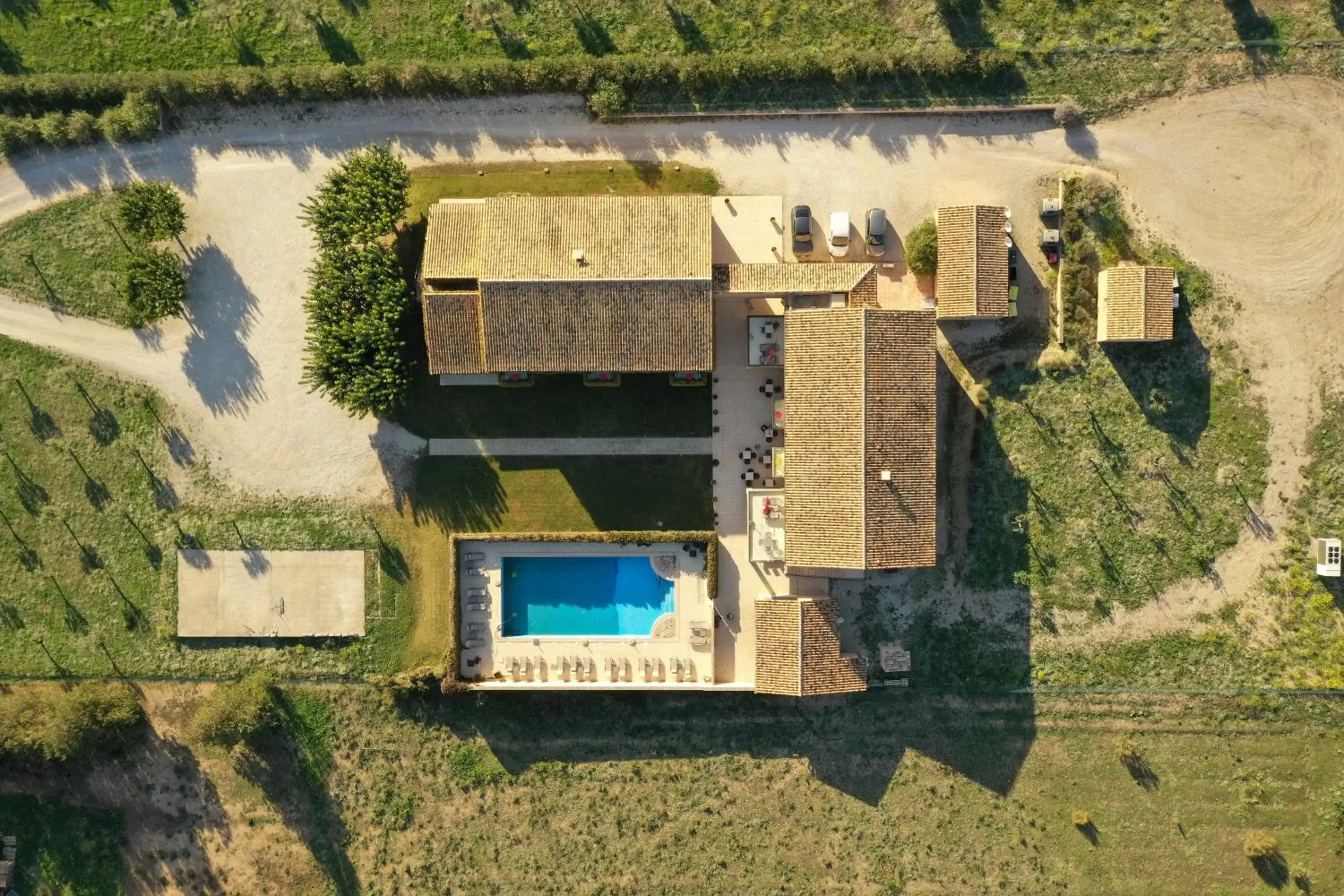 Property building, Bird's-eye View in Hotel Terriciaë Maussane