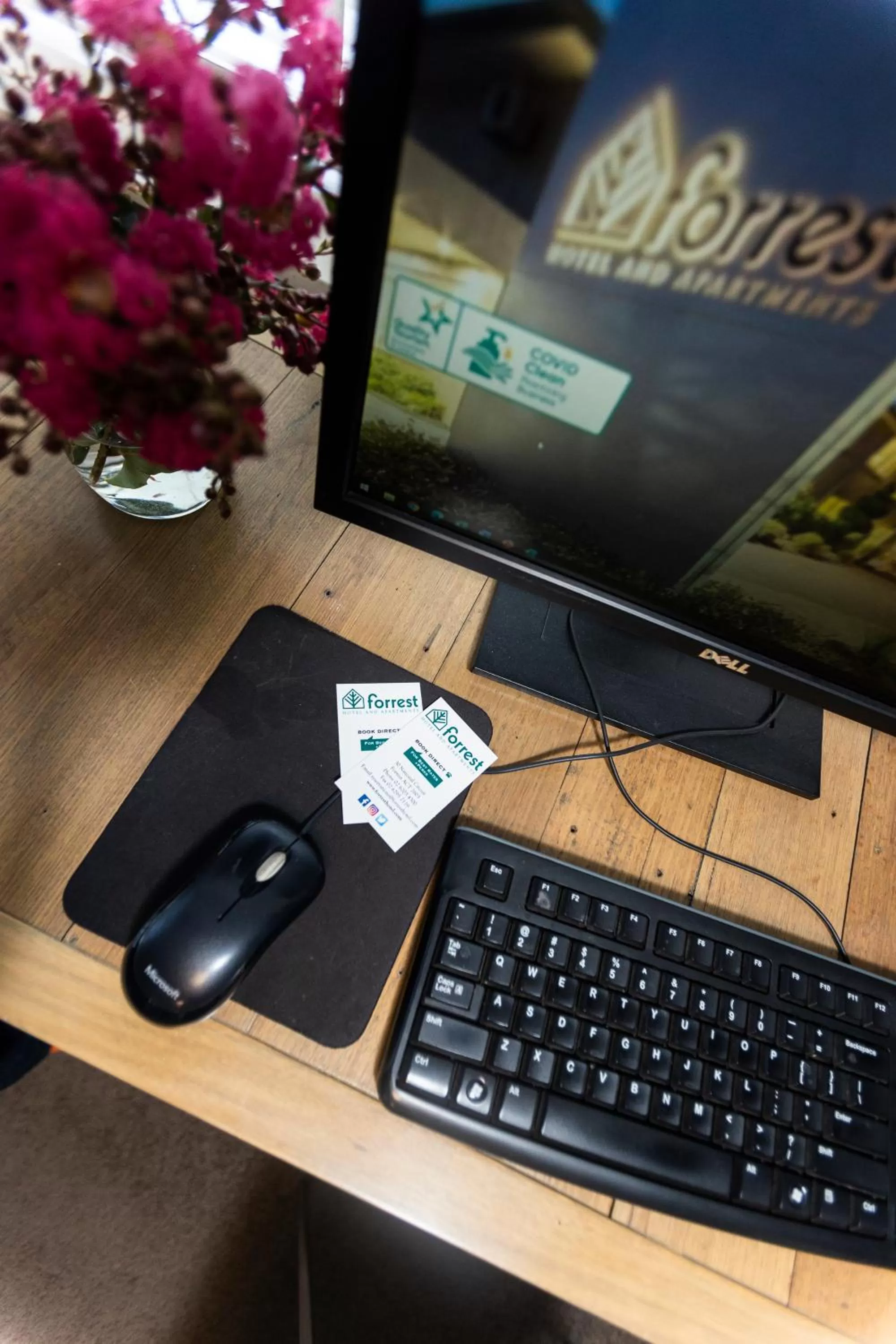 Lobby or reception in Forrest Hotel & Apartments